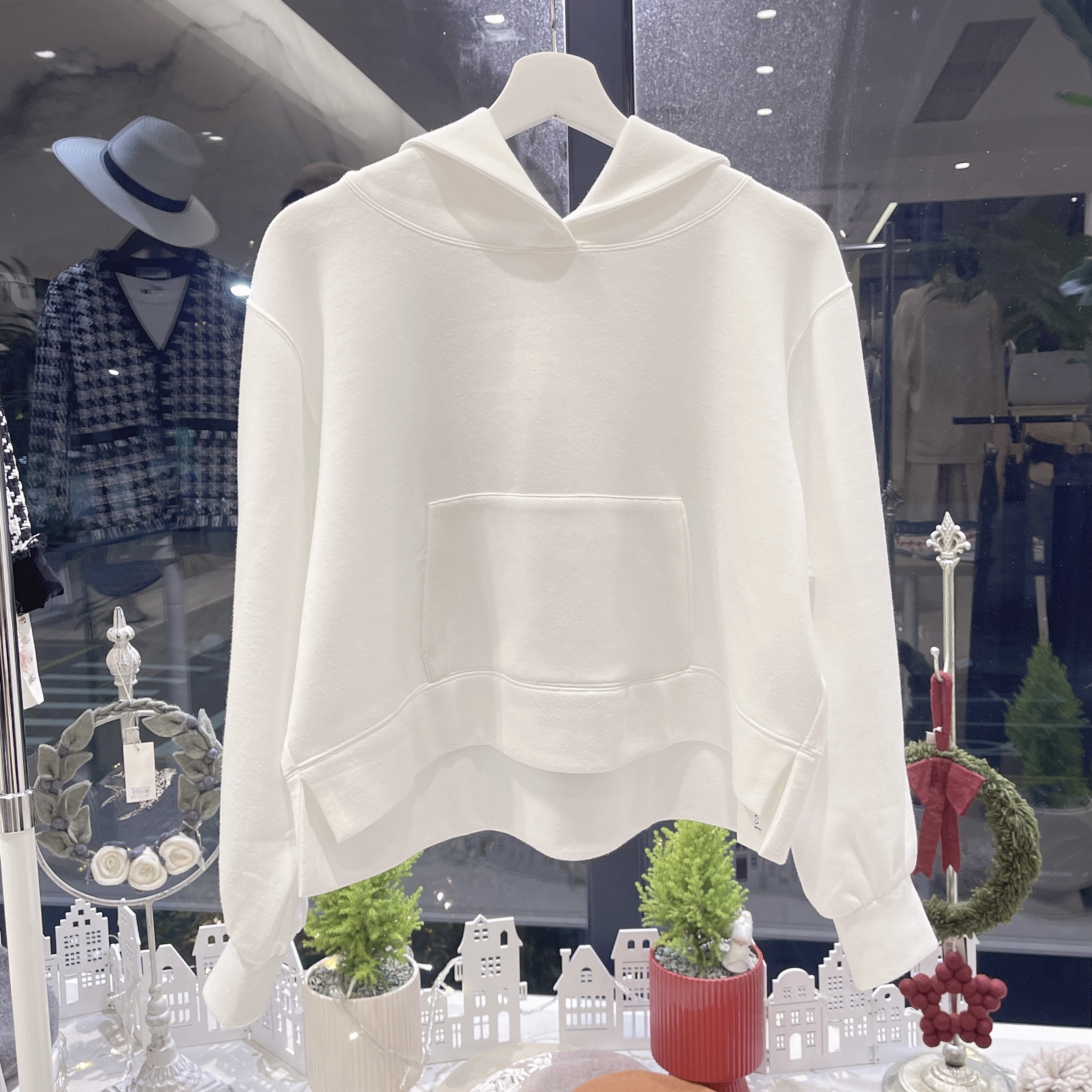 太空綿素材連帽上衣