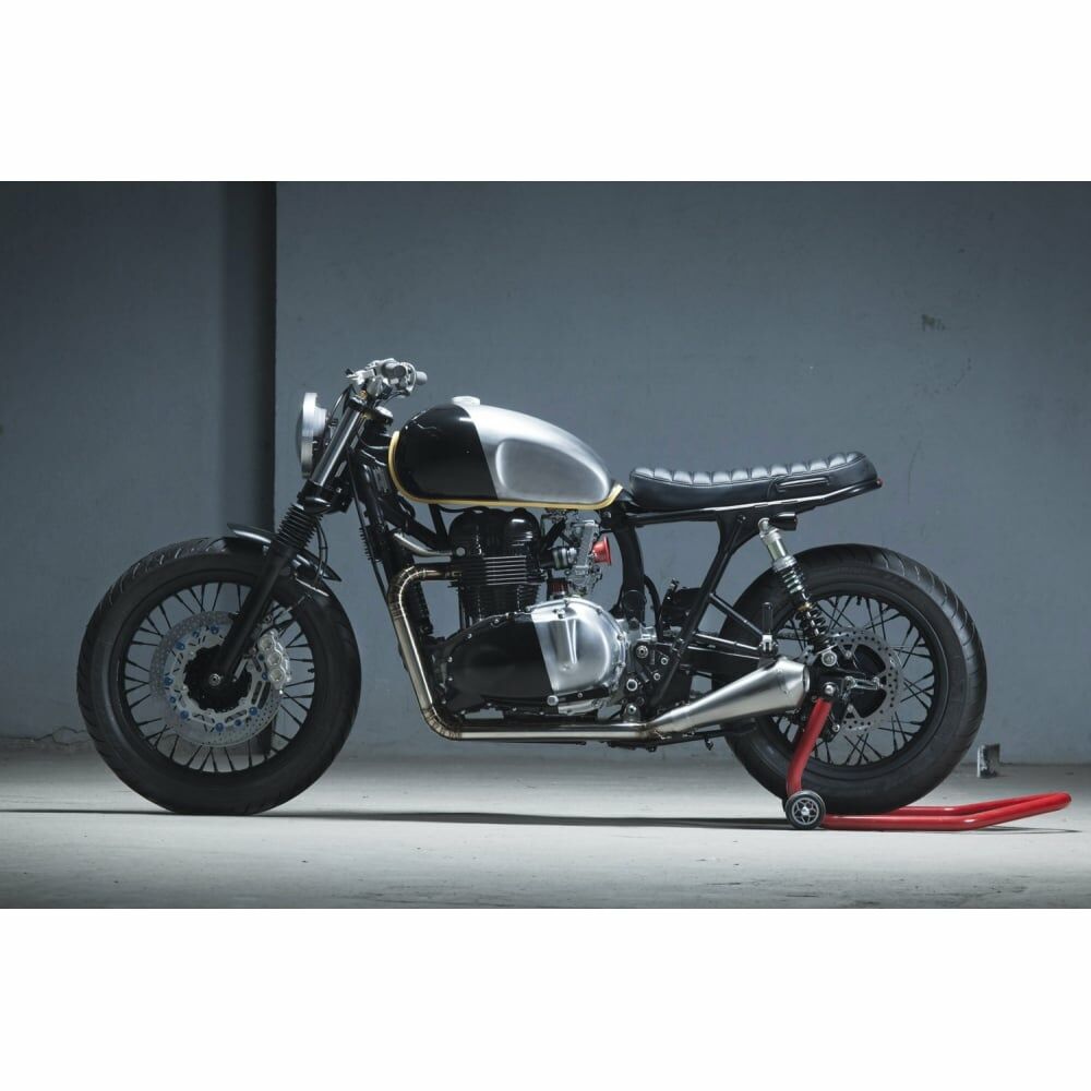 Motone 氣冷凱旋專用 可調式打檔桿+打檔頭 組合 滾輪 黑