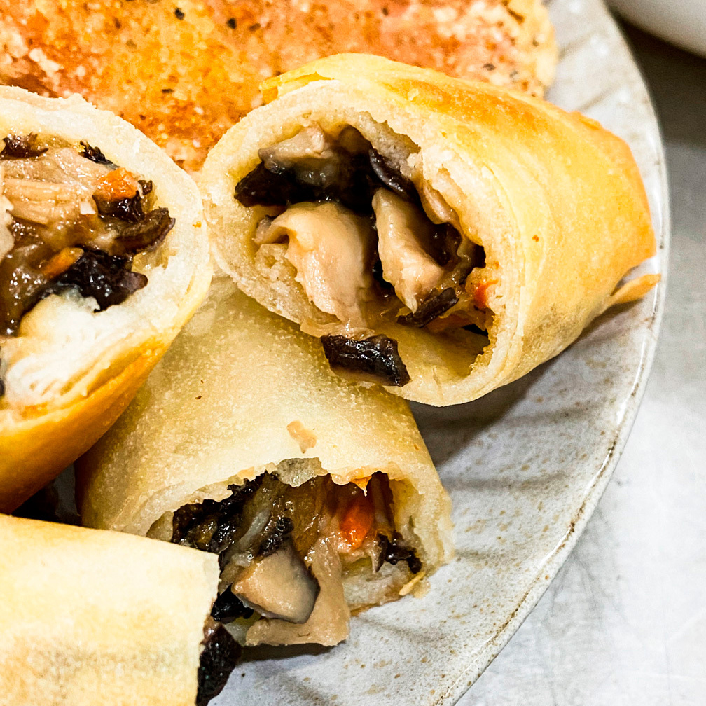 港式珍菇春捲10入 (非預炸/純素)