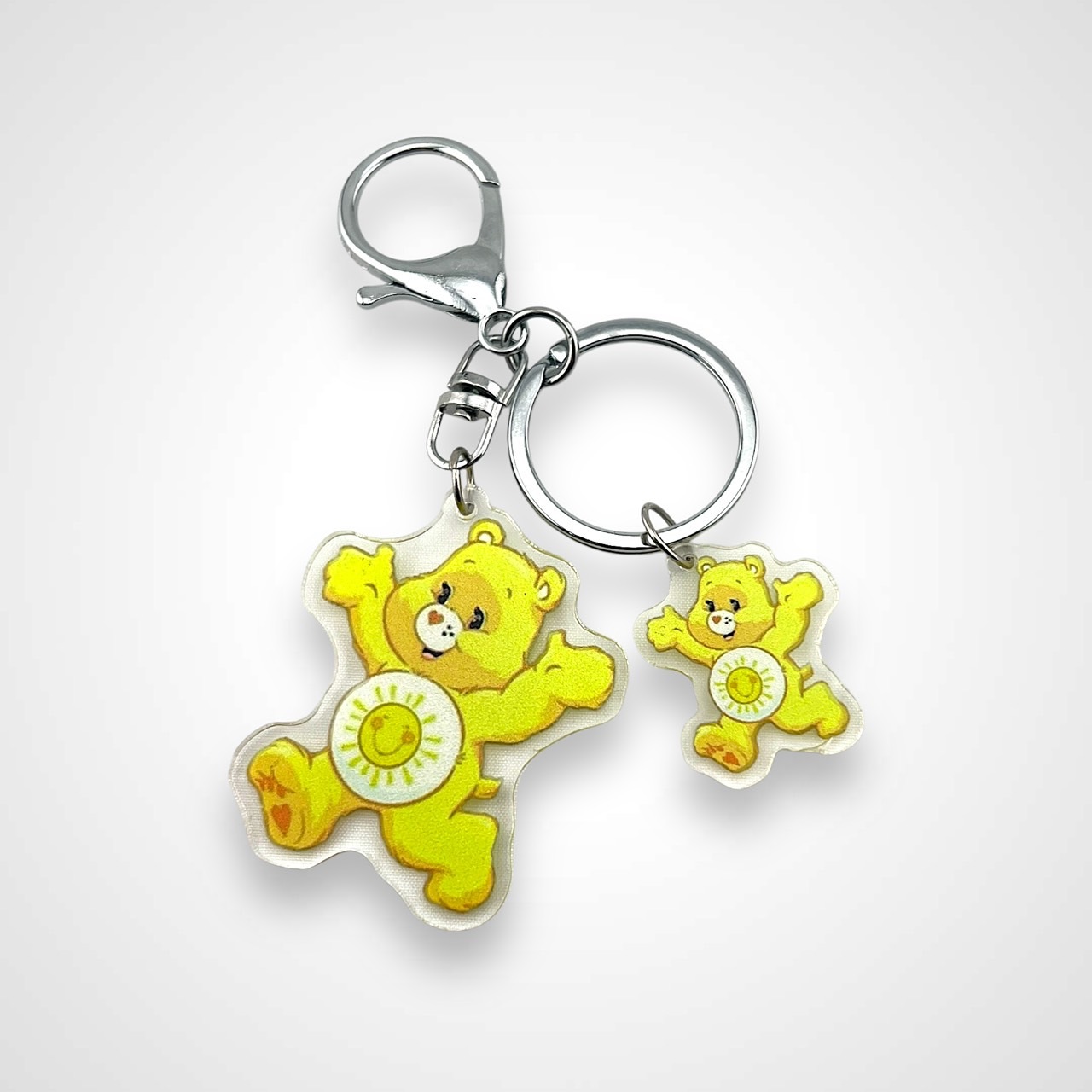 Piccoloo│ Care Bears 彩虹熊包包吊飾 鑰匙圈  吊繩 配飾