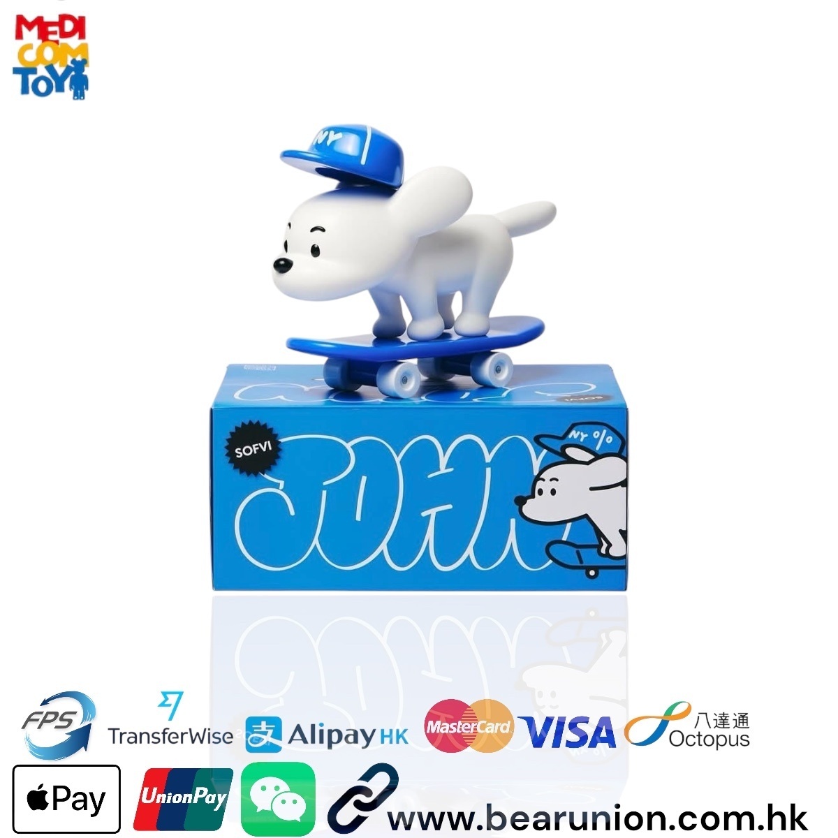 🎏預訂🎏Medicom x Skater John 35CM