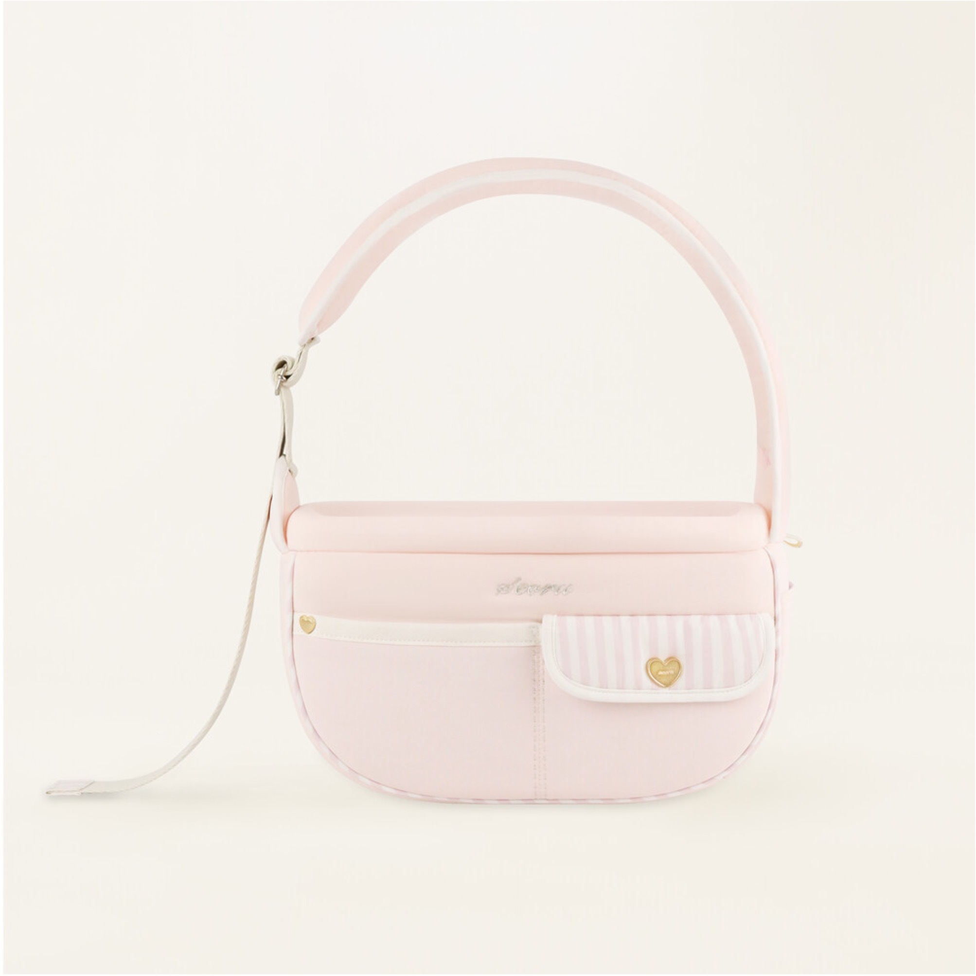 Seoru 情人柔軟斜跨包 (牛奶粉)