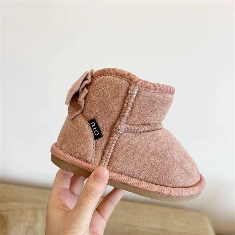 日本可愛蝴蝶結雪靴 / 2色