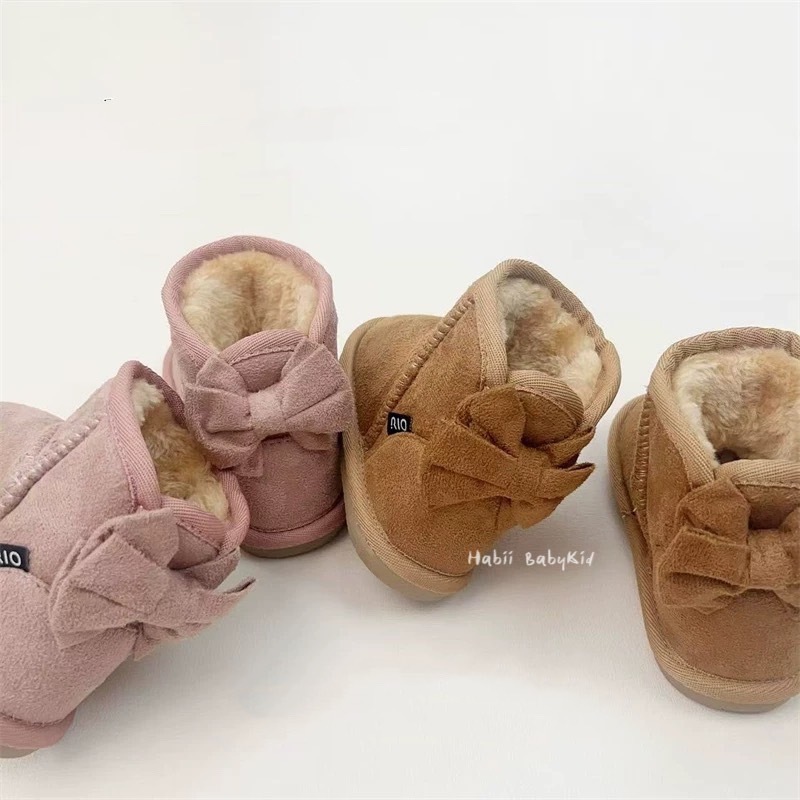 日本可愛蝴蝶結雪靴 / 2色