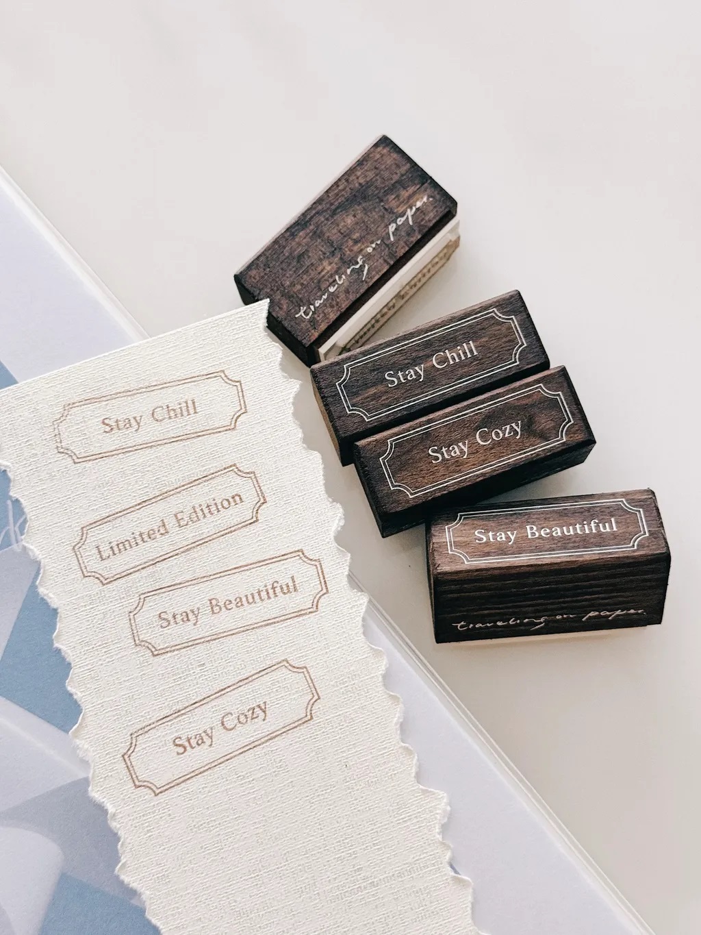 紙上旅行 TOP Studio．Stay＿ & Limited Edition 櫸木印章 共四款