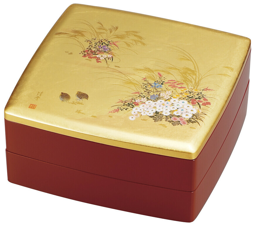 日本みやび胴張迎春兩層盒 (日本製)