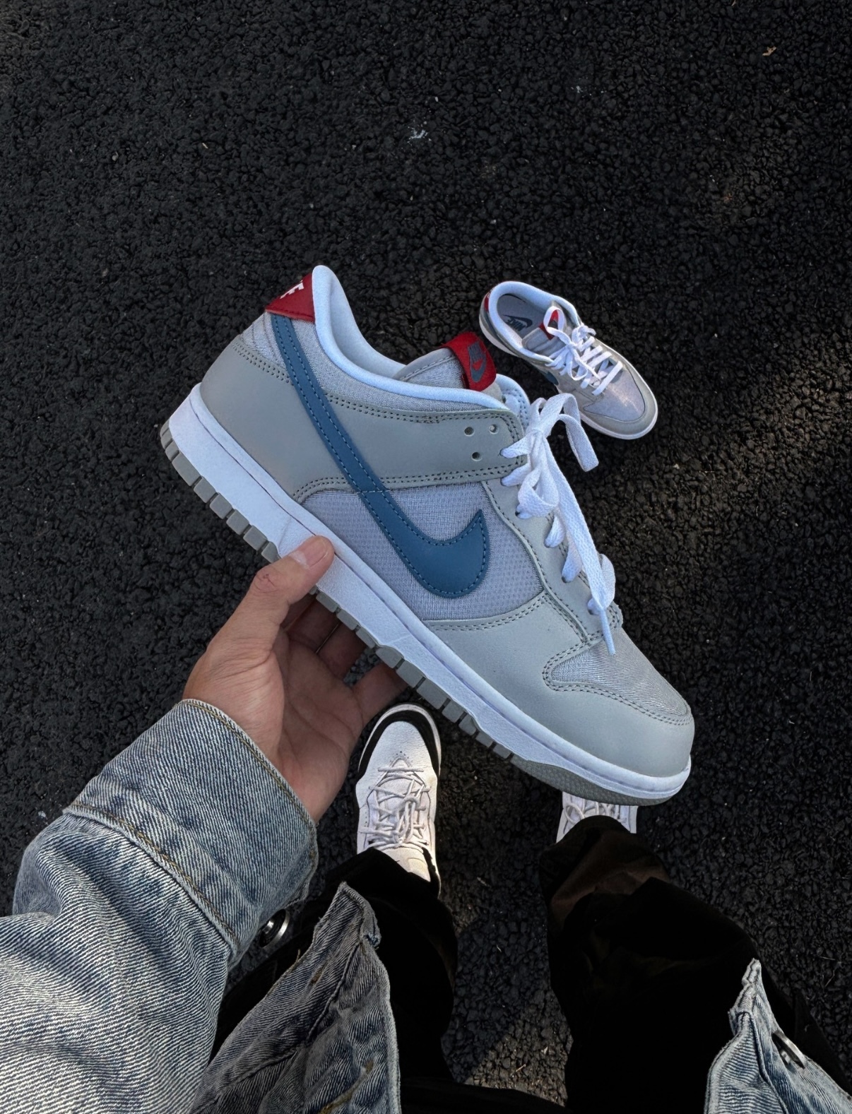 Nike Dunk Low 銀灰色 灰色 灰白色 拼接 男女款 HF0391-001/預購