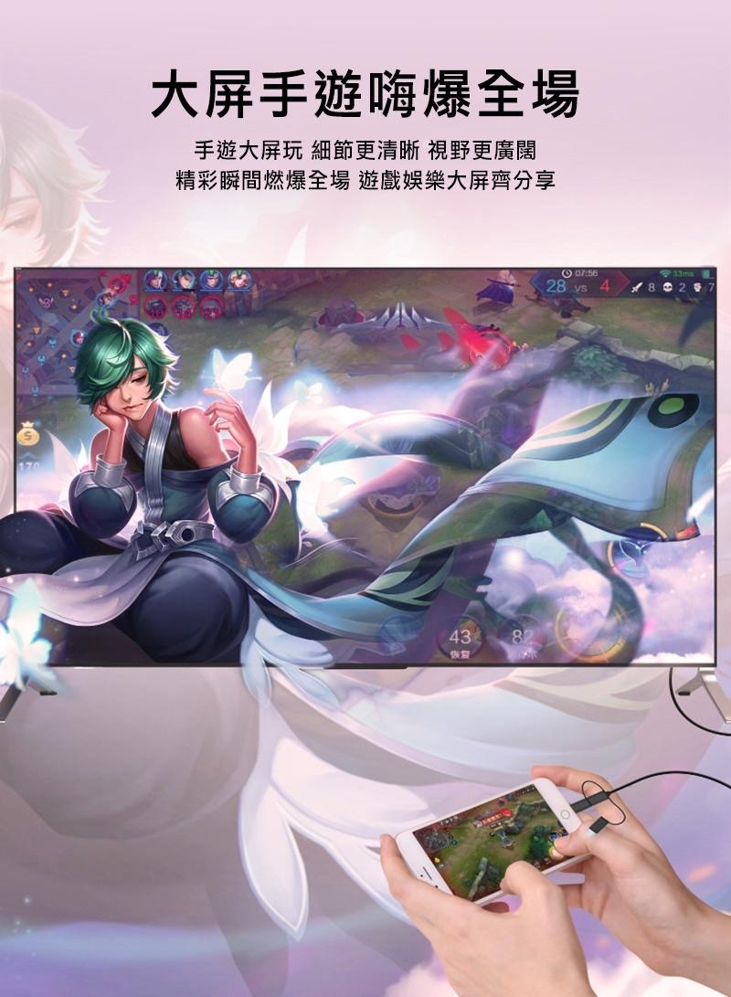 MiraScreen LD36三合一有線影像轉接器