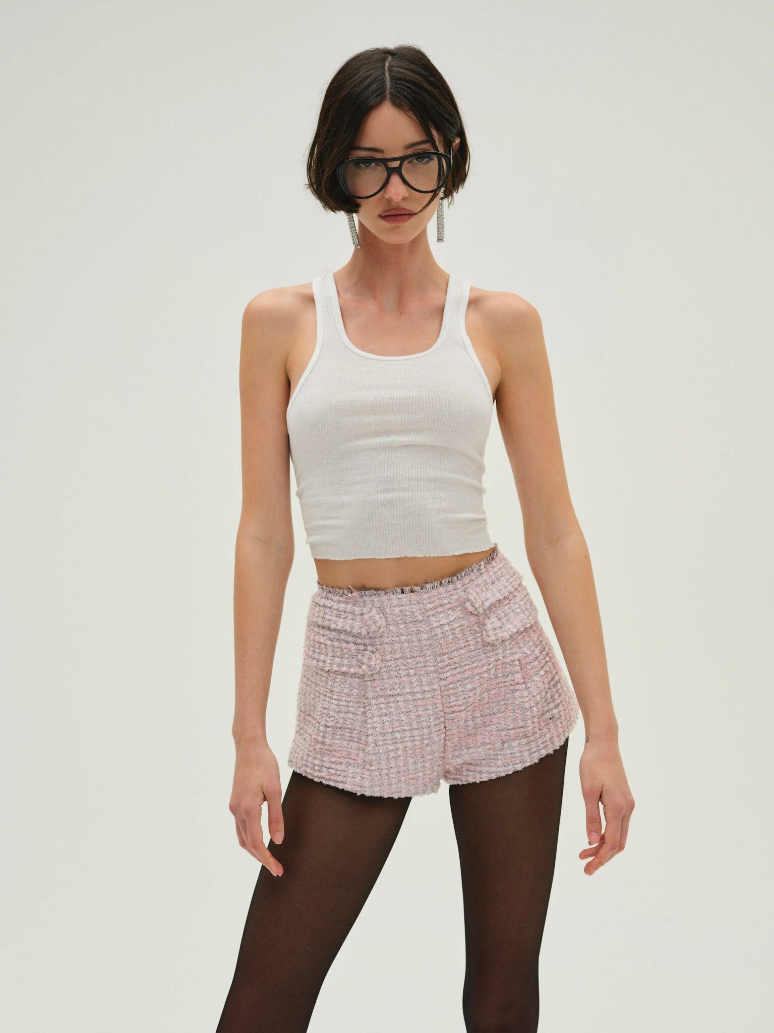 Strawberry Tweed Short