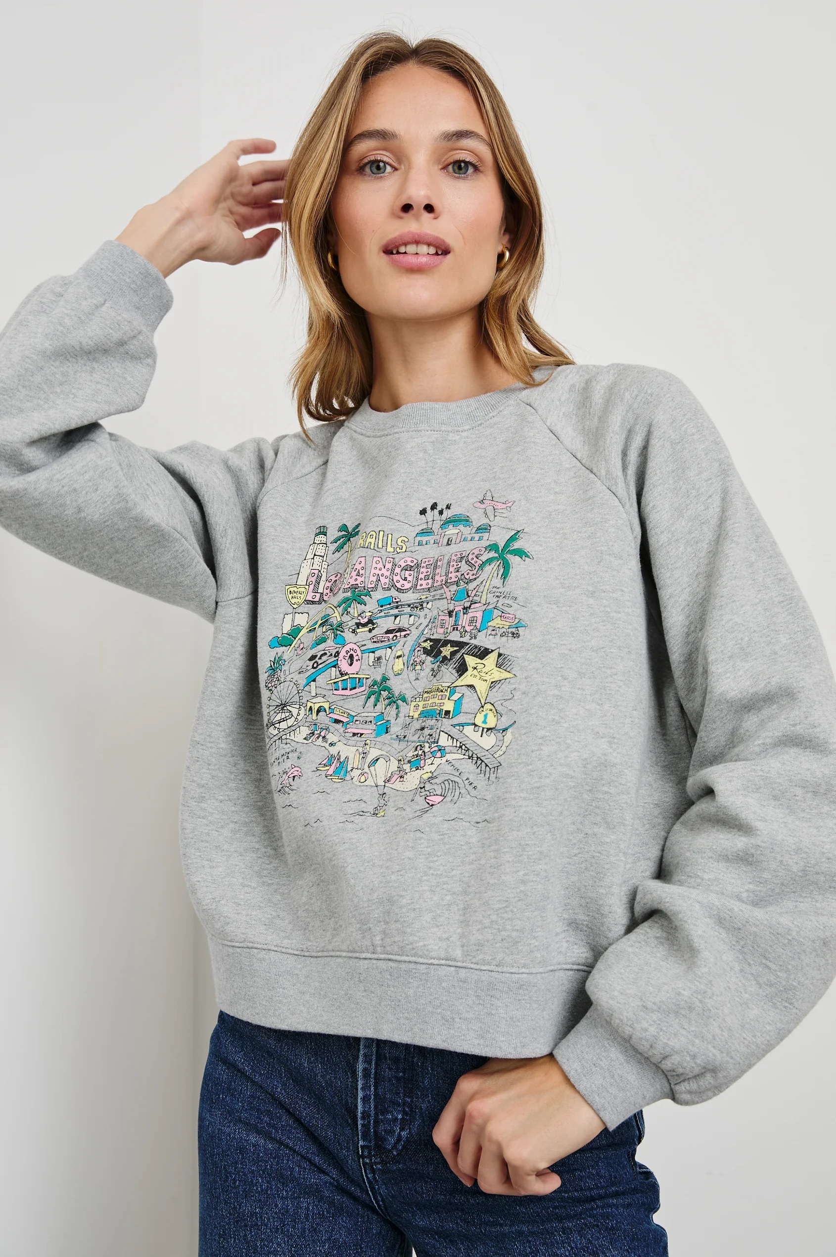 LA Vintage Raglan Sweater