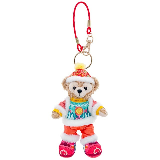 2025 新春限定 達菲 Duffy 與好友們 達菲 Duffy 鑰匙圈 吊飾 -香港迪士尼樂園