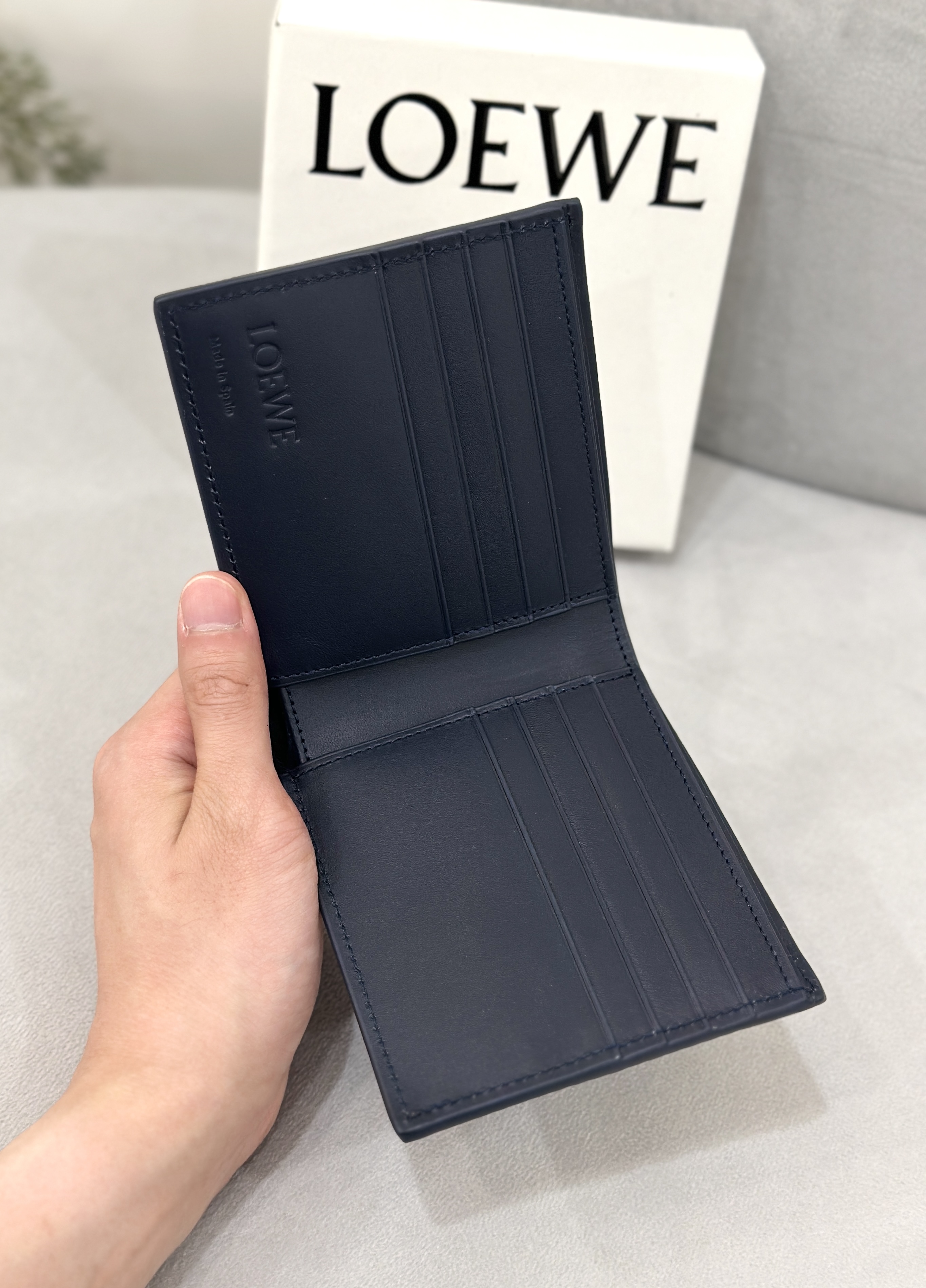 LOEWE Chevron Bifold Wallet