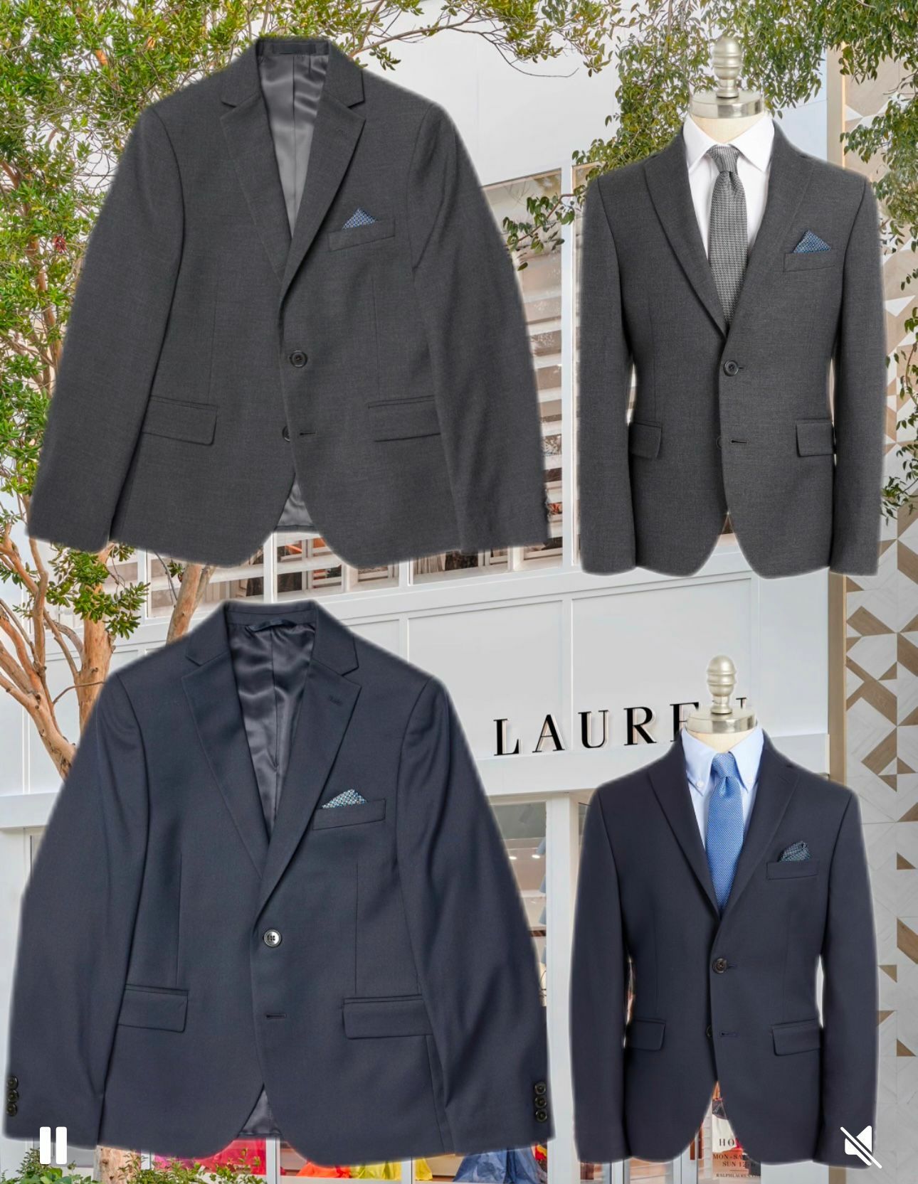 【預購】Ralph Lauren G121891 大童西裝外套