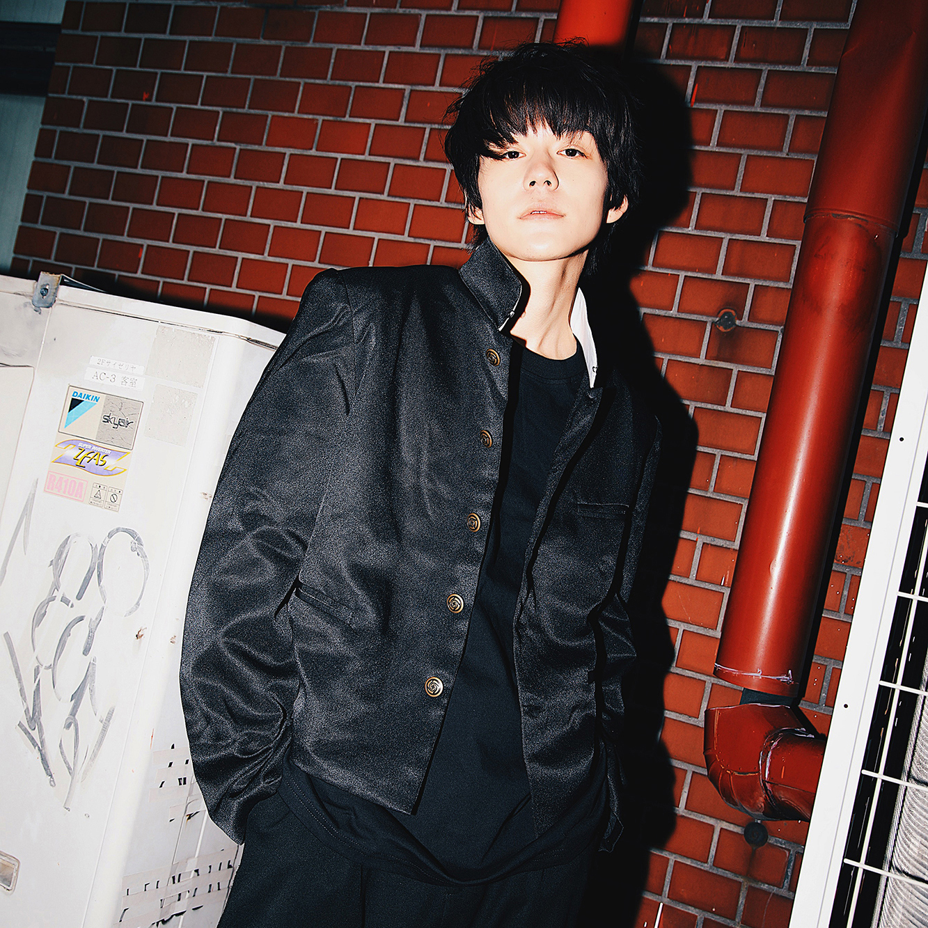 短版 咒術高專學生外套 (附皮革小包) 釘崎/東堂