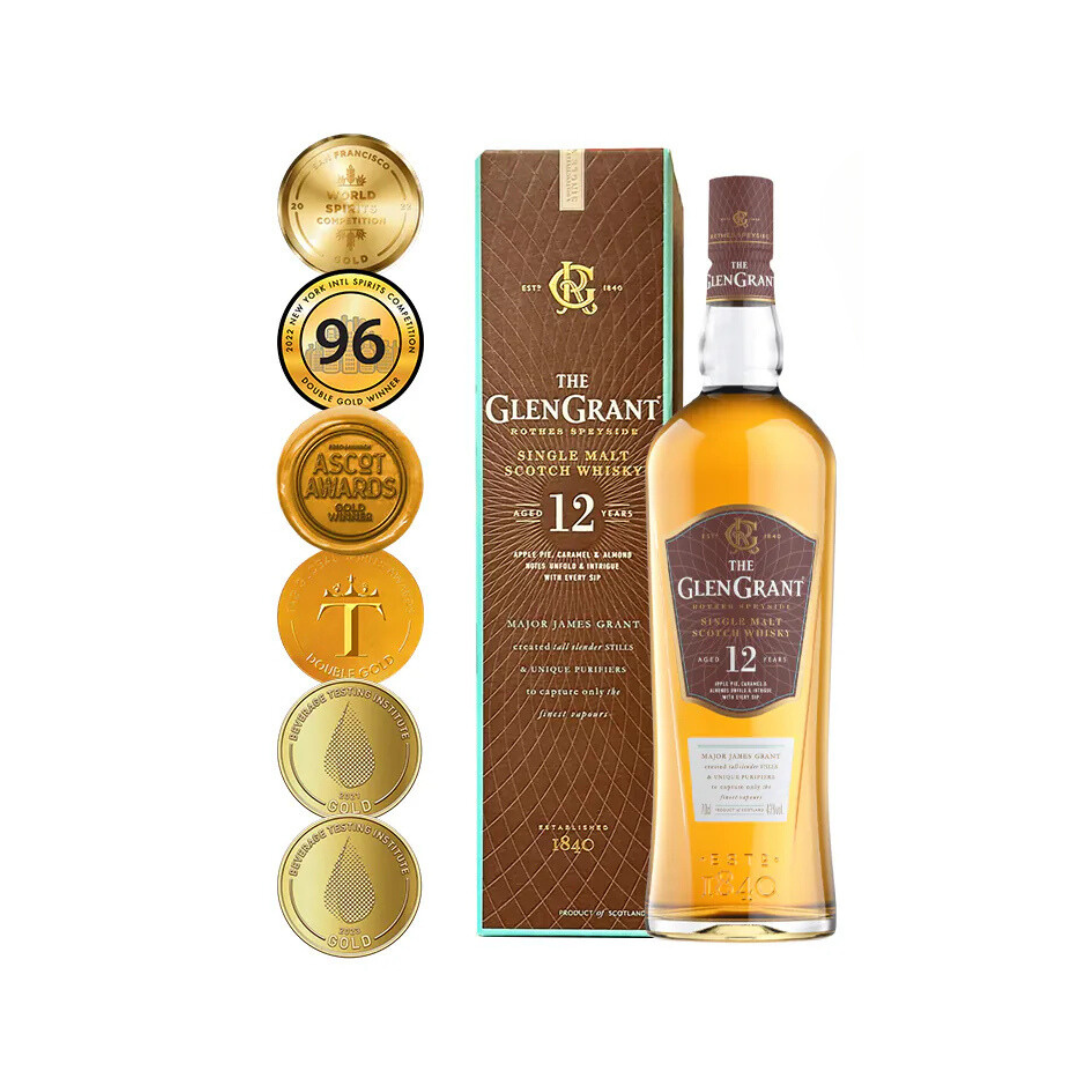 Glen Grant 12 Years Single Malt Scotch Whisky︳Scotch Whisky︳格蘭冠12年單一純麥威士忌