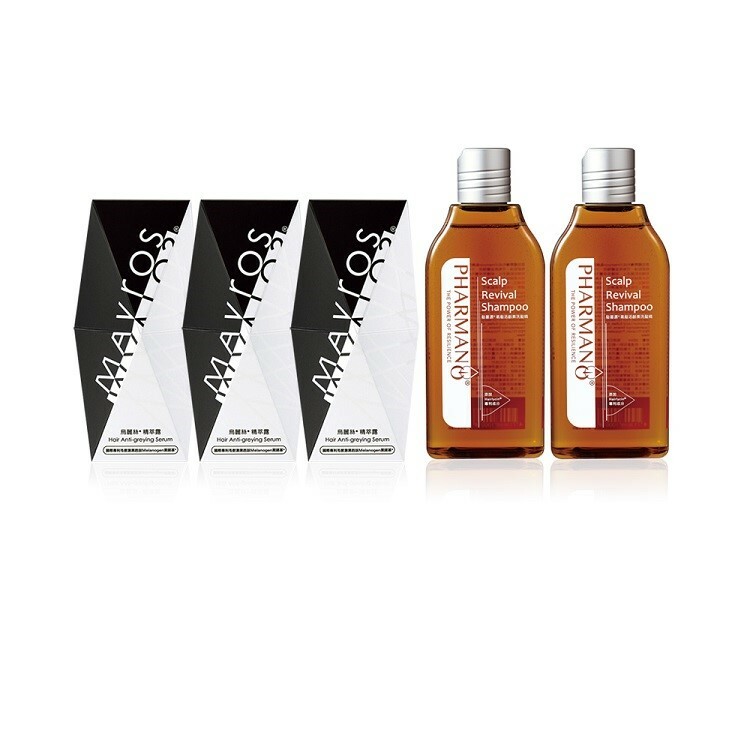 【90天優惠組】烏麗絲激黑深亮組 (油性頭皮適用組合)(加贈! 髮蔓濃洗髮精 300mlX1) 原價10,050元)