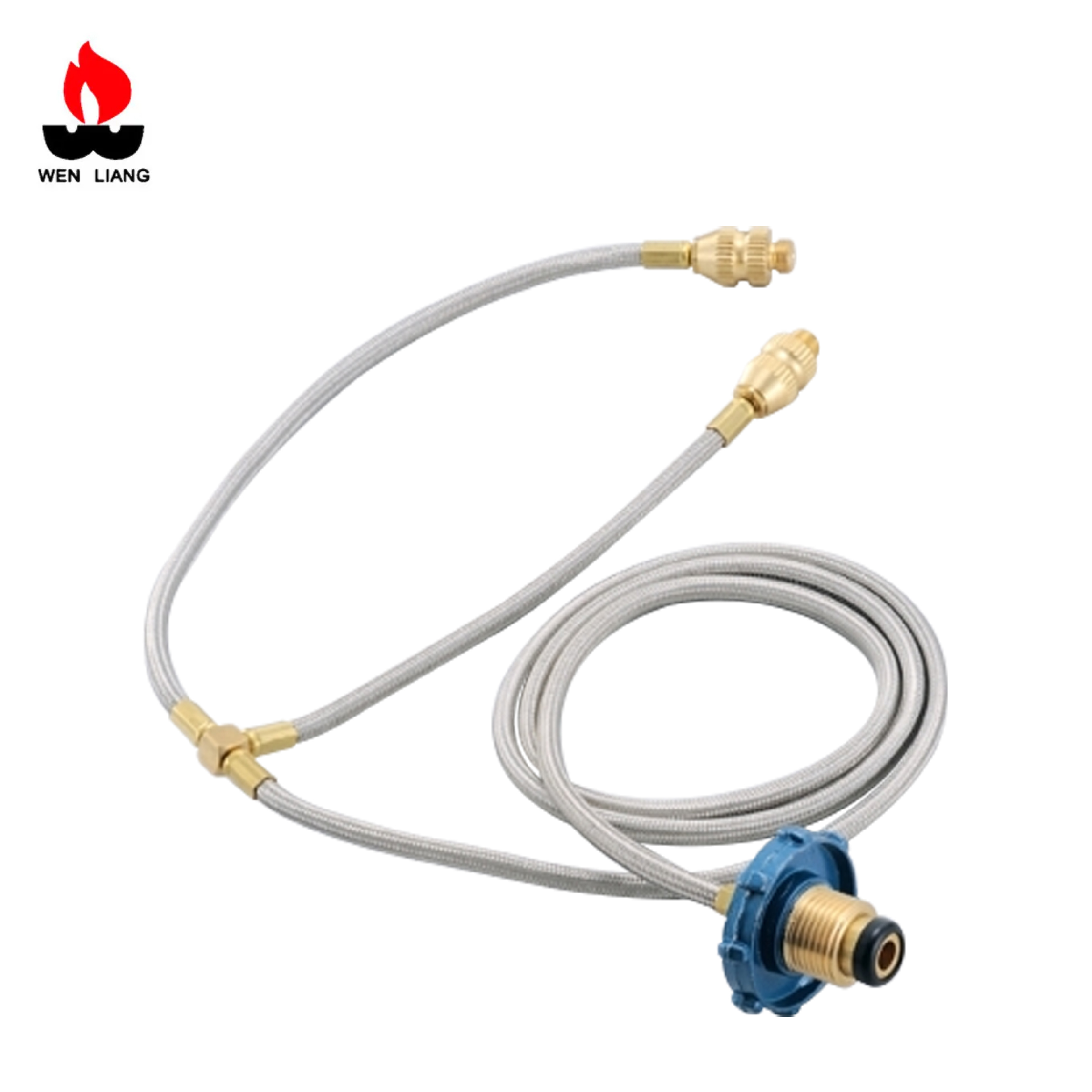 WEN LIANG文樑 瓦斯桶雙孔轉接頭ST-2003 59W02003