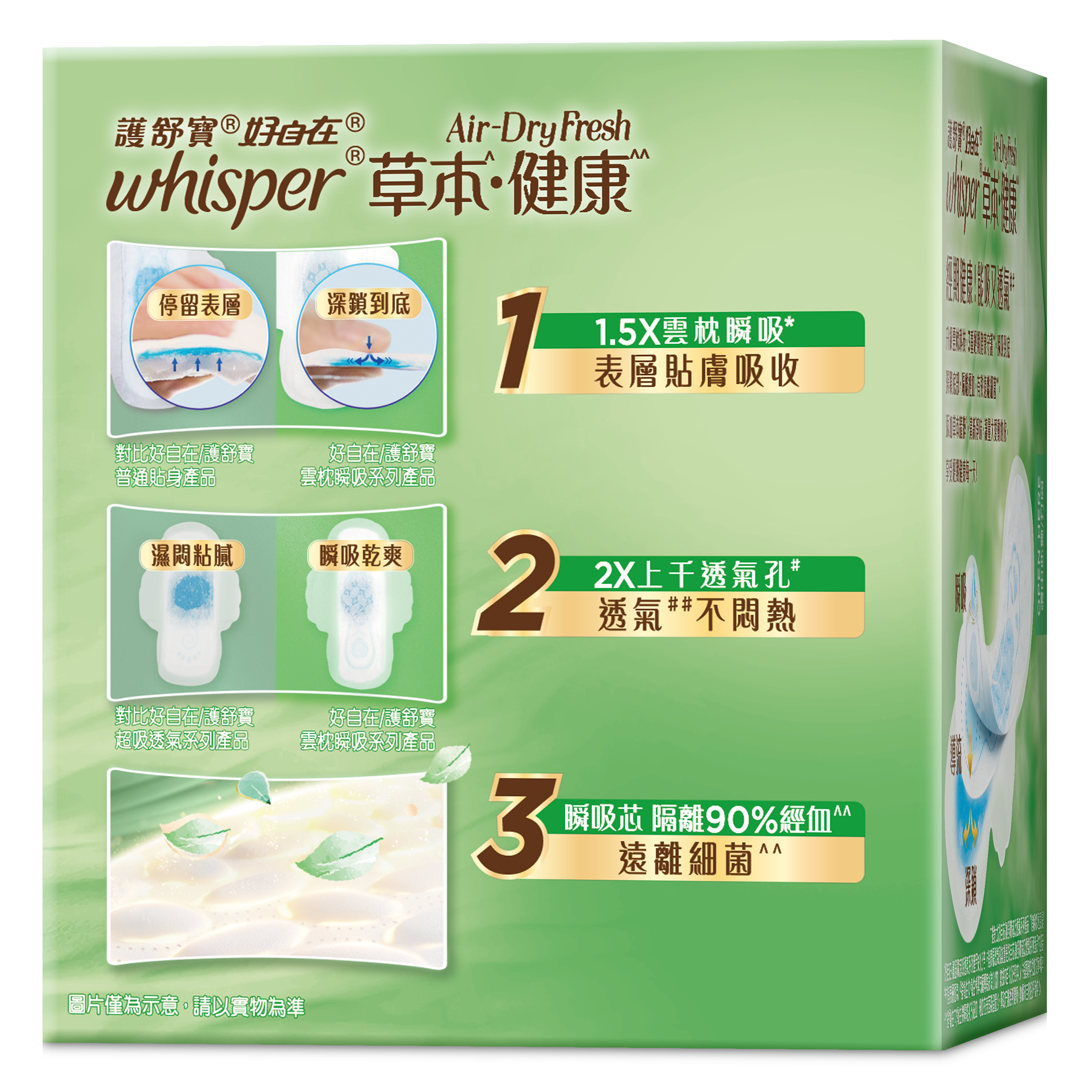 【好自在】Air Dry Fresh 草本健康普通24cm 10片