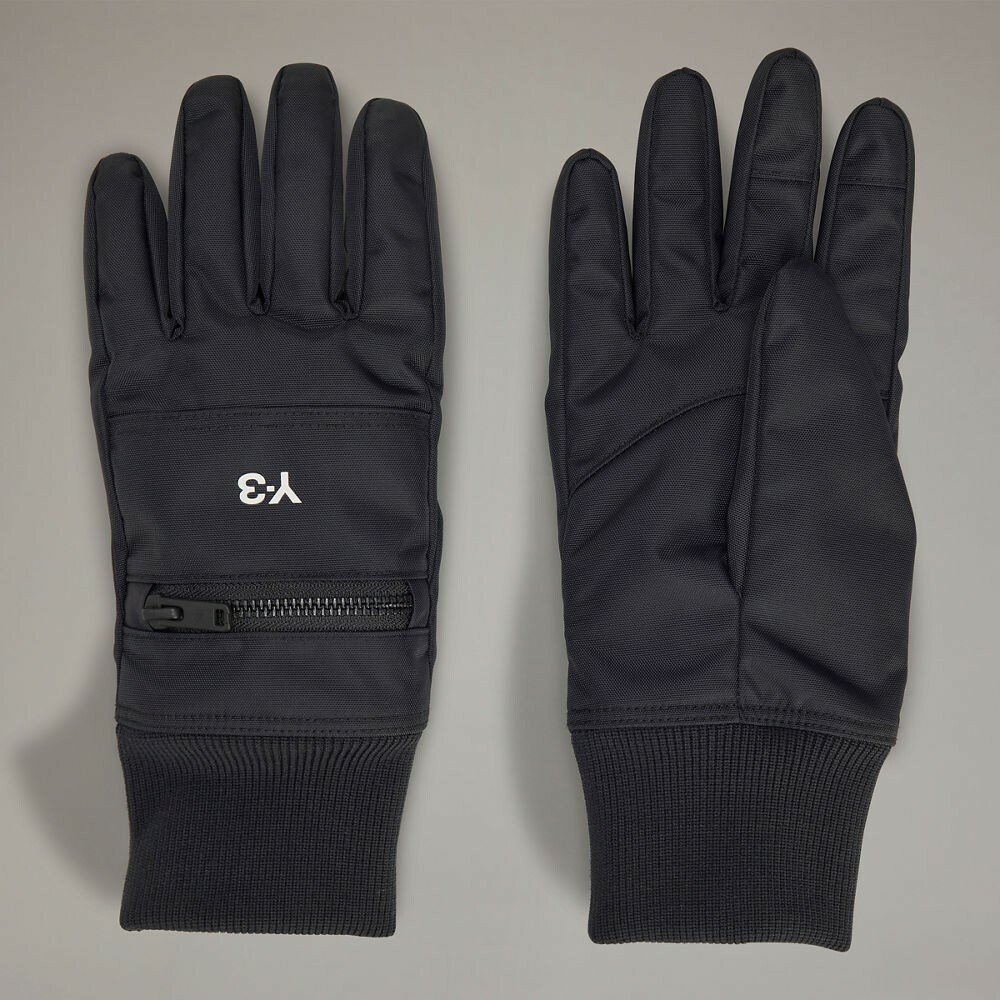【 Y-3 NY GLOVES 頂級抗寒手套 - 黑 】