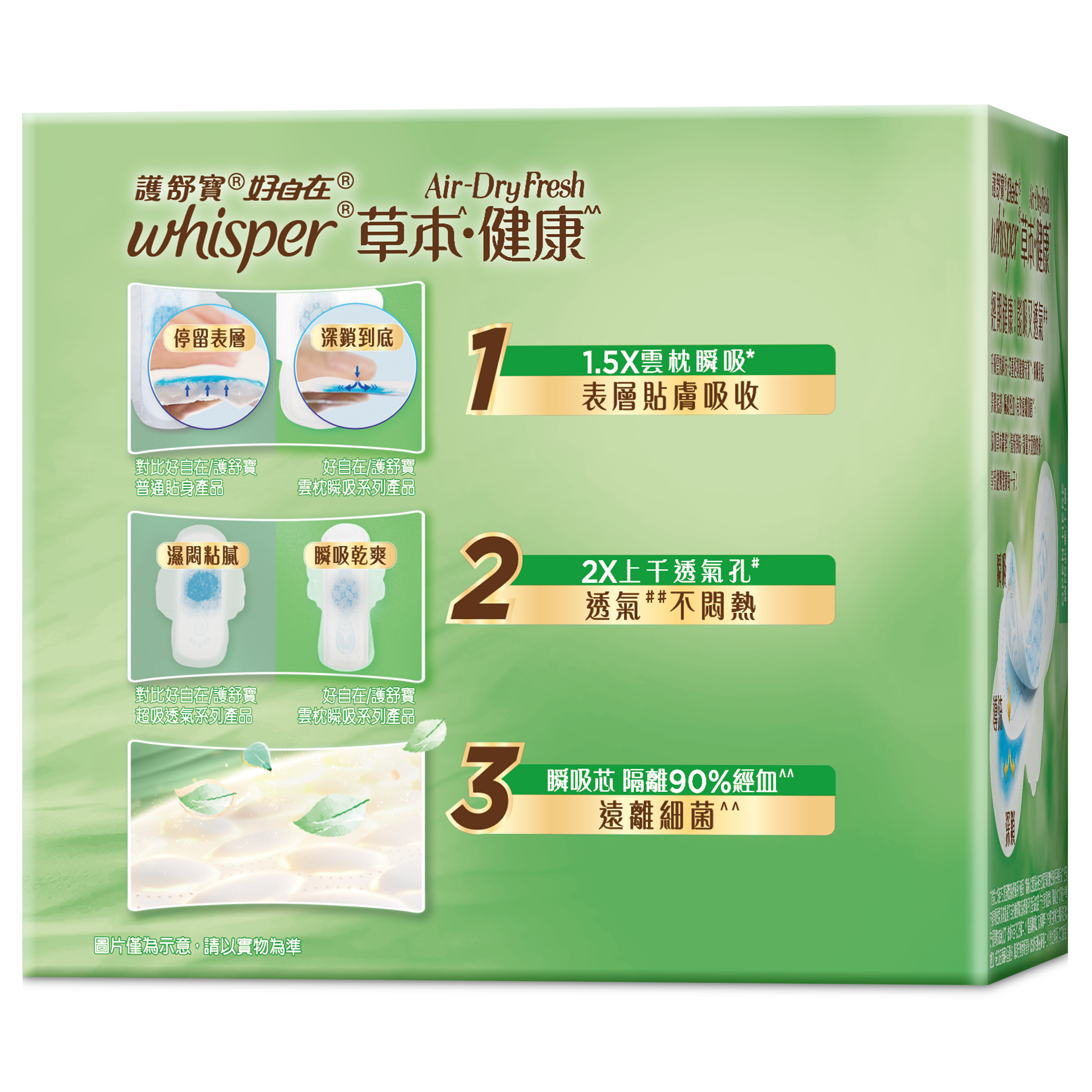 【好自在】Air Dry Fresh 草本健康加長 32cm 8片