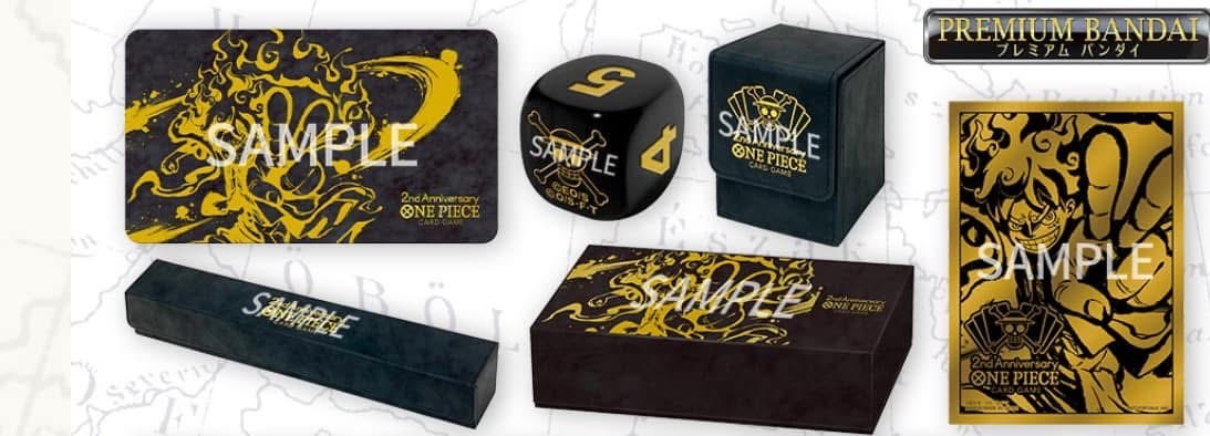 One Piece卡牌遊戲 兩週年禮盒套裝（淨配件）