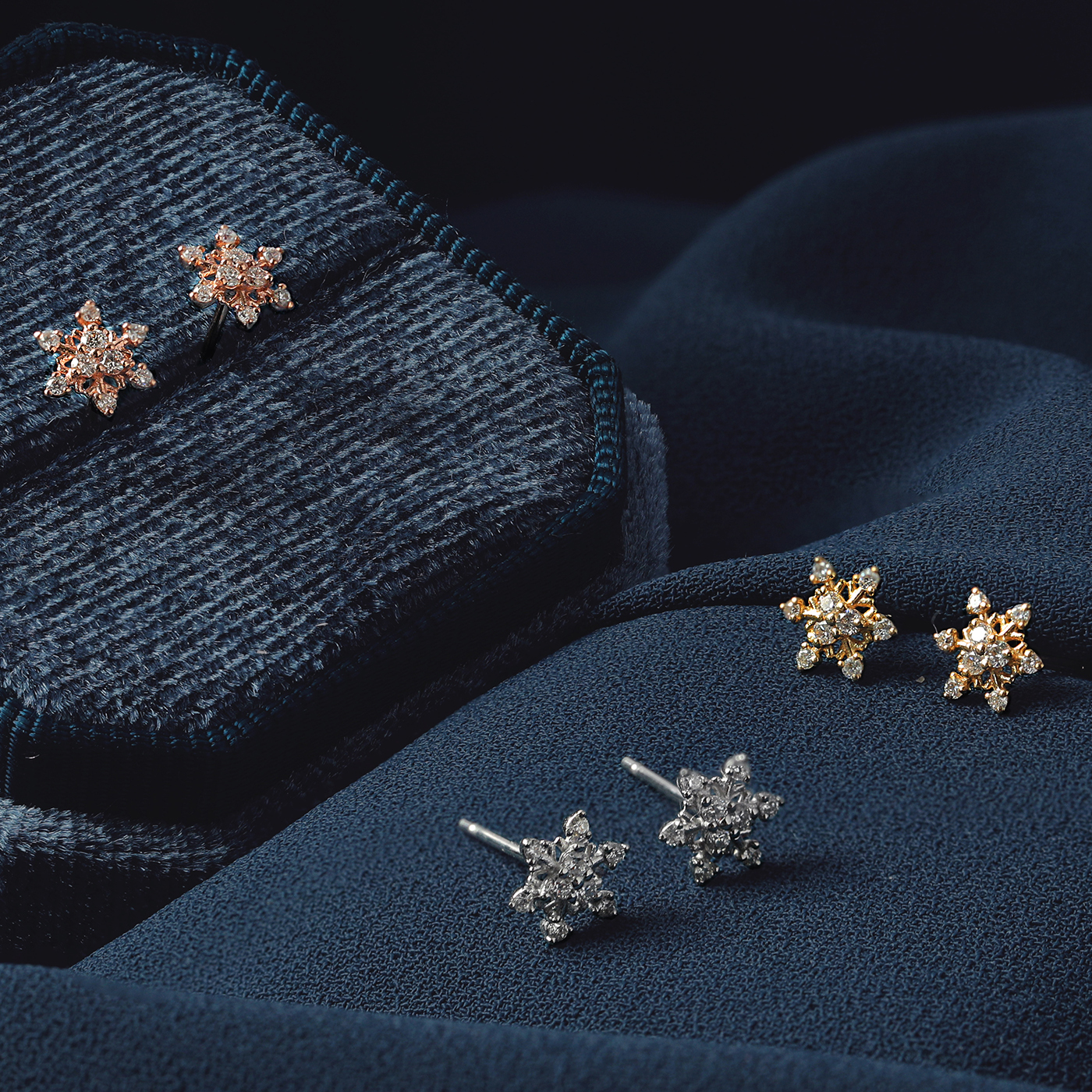 雪花紛飛 — 10分鑽石耳環