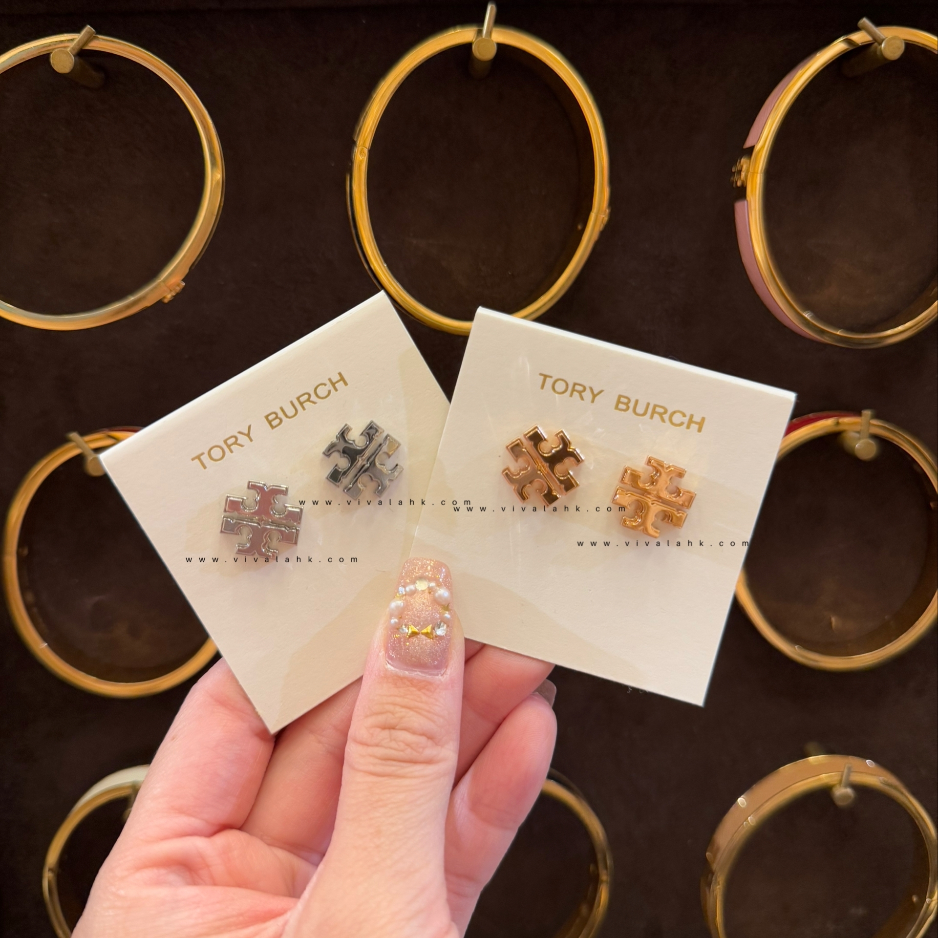 Tory Burch - Logo 耳環 (大) (143362)
