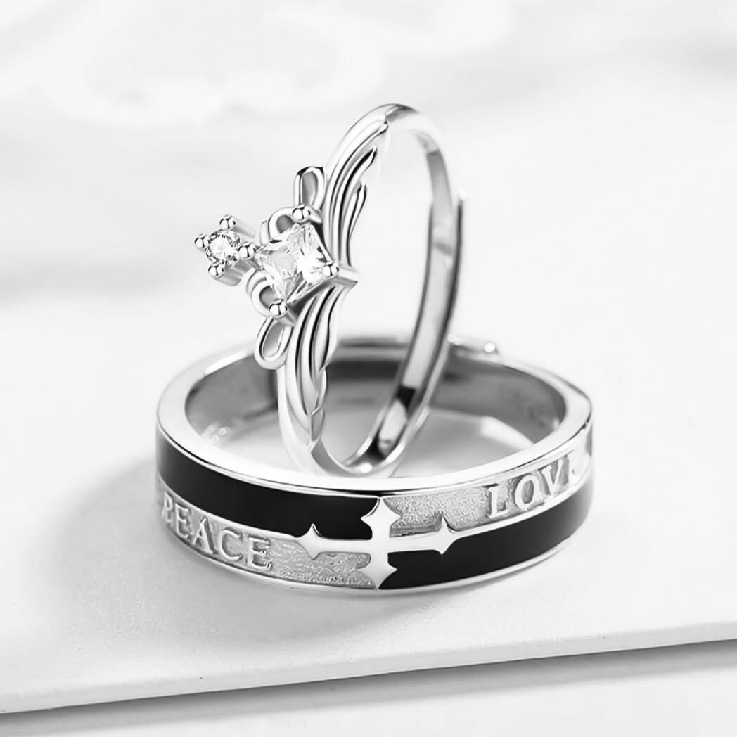 「騎士與公主」  情侶戒指💍 免費刻字✒️