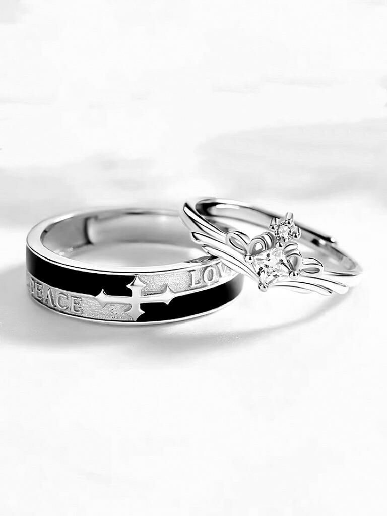 「騎士與公主」  情侶戒指💍 免費刻字✒️