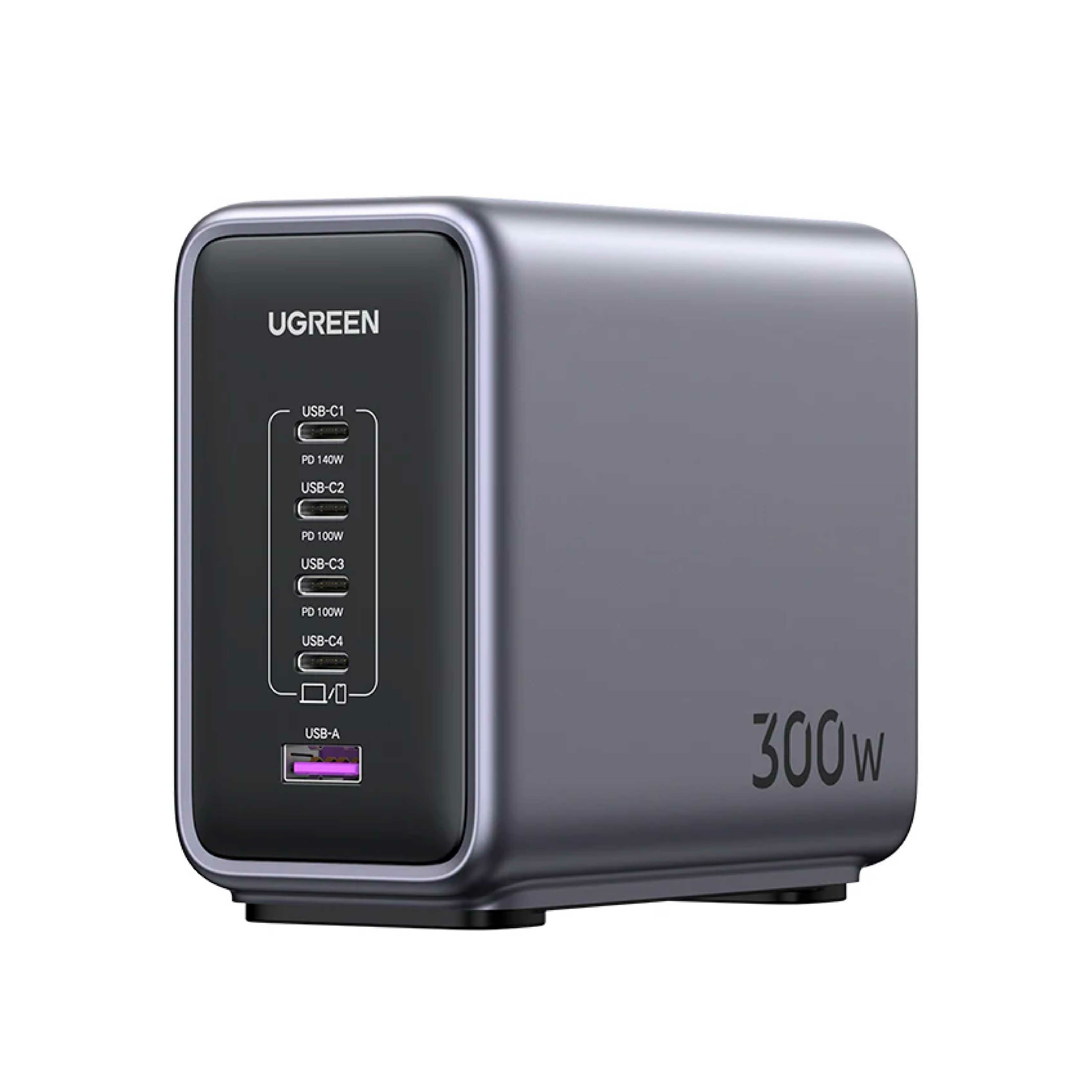 Ugreen Nexode 300W GaN 5 Port 充電器 - UK_CD333-90904B