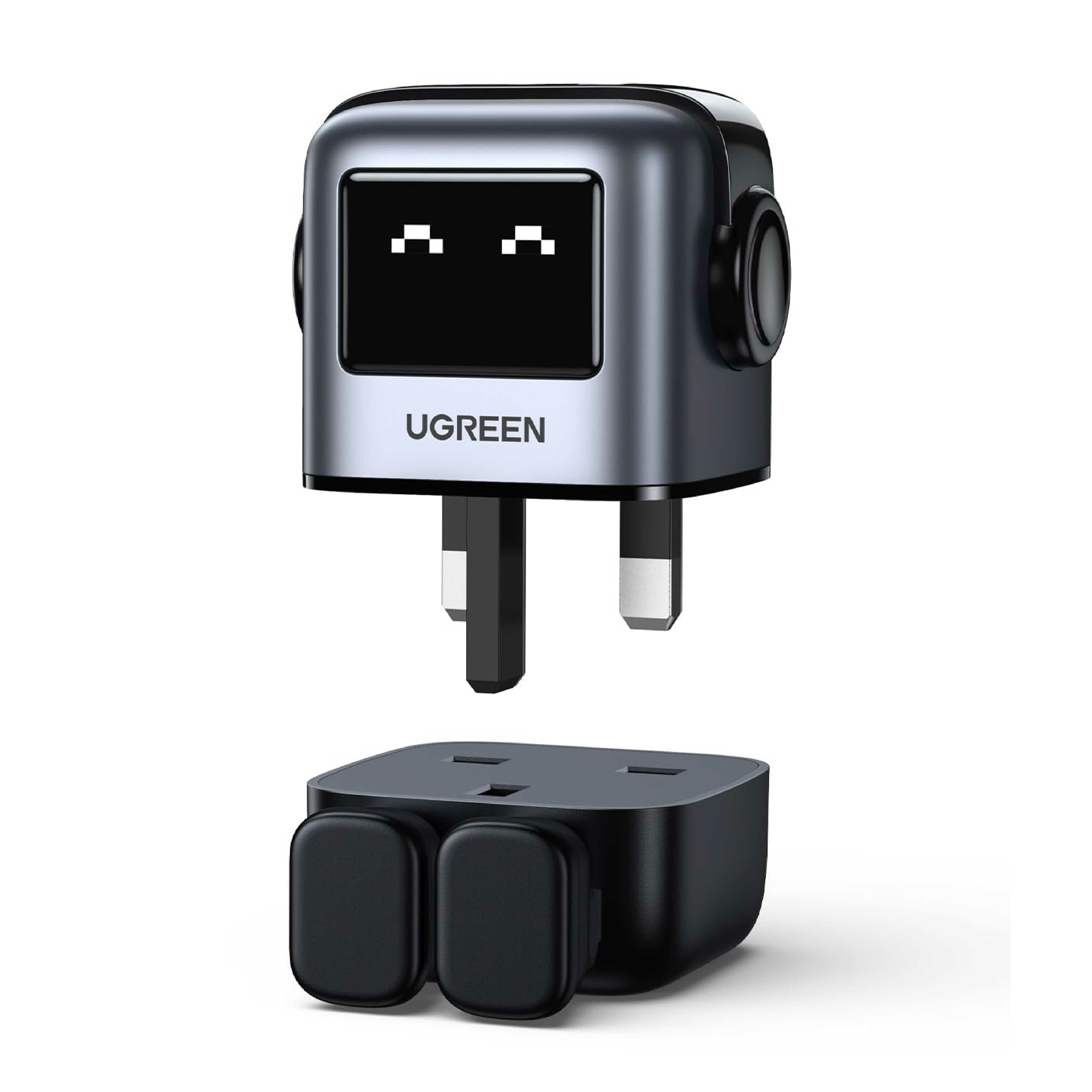 Ugreen 65W PD Gan 3 Port 機械人充電器-UK_CD316-25686