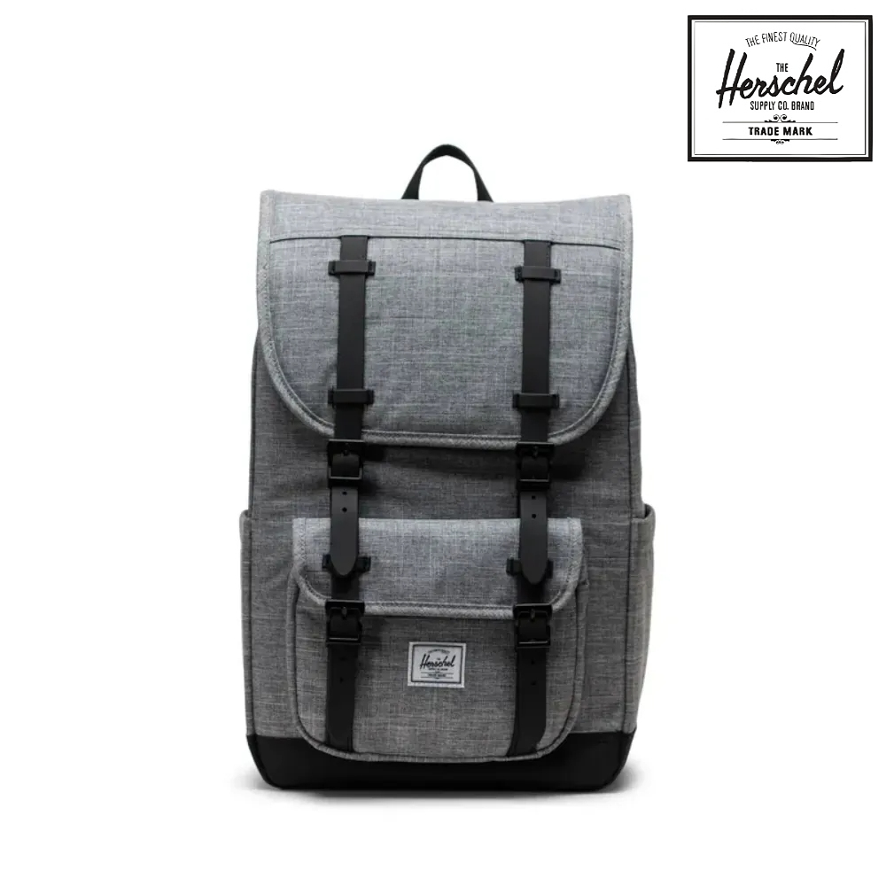 【Herschel】Little America Mid 後背包 21L-中灰