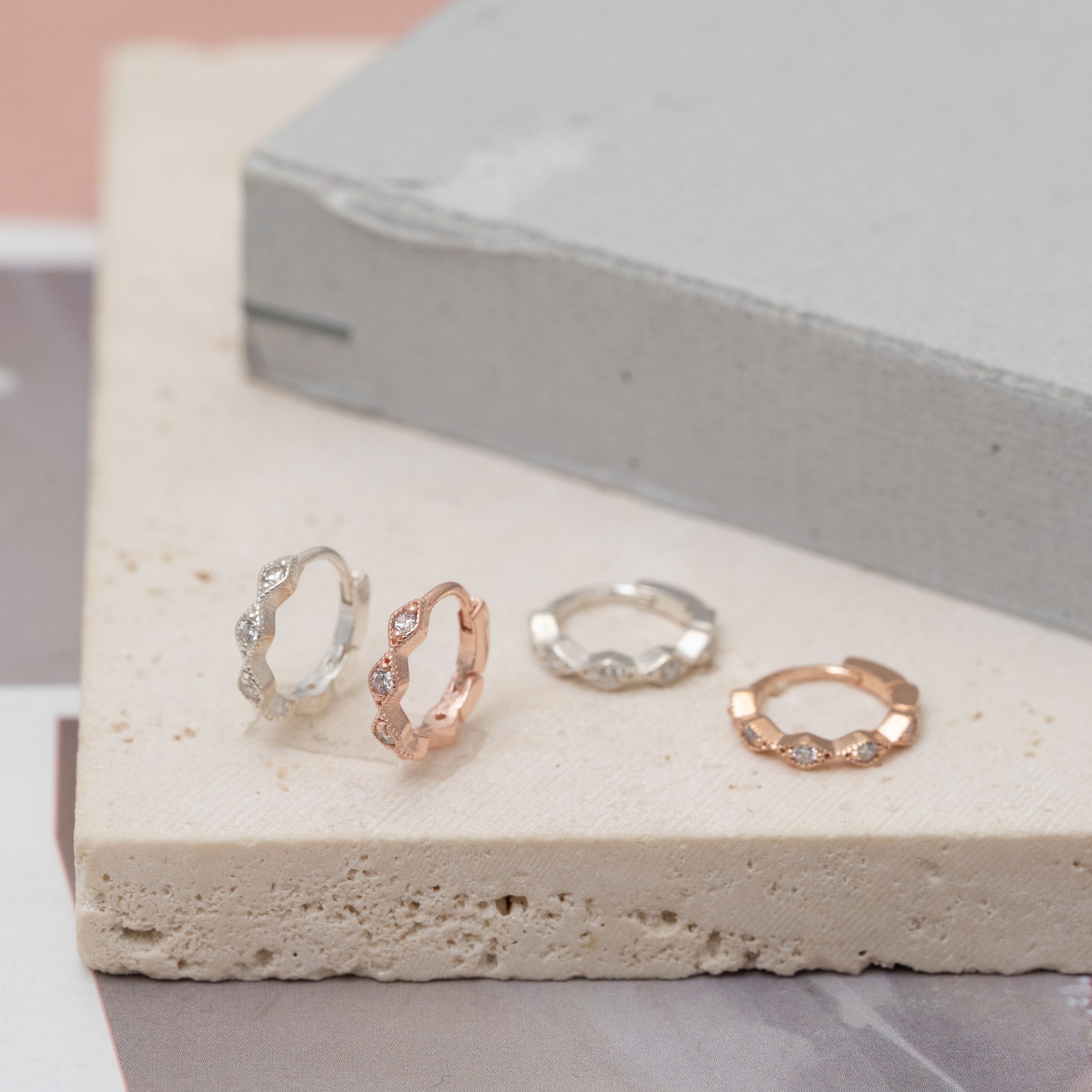 sve16 (12mm 鋯石圈耳環)