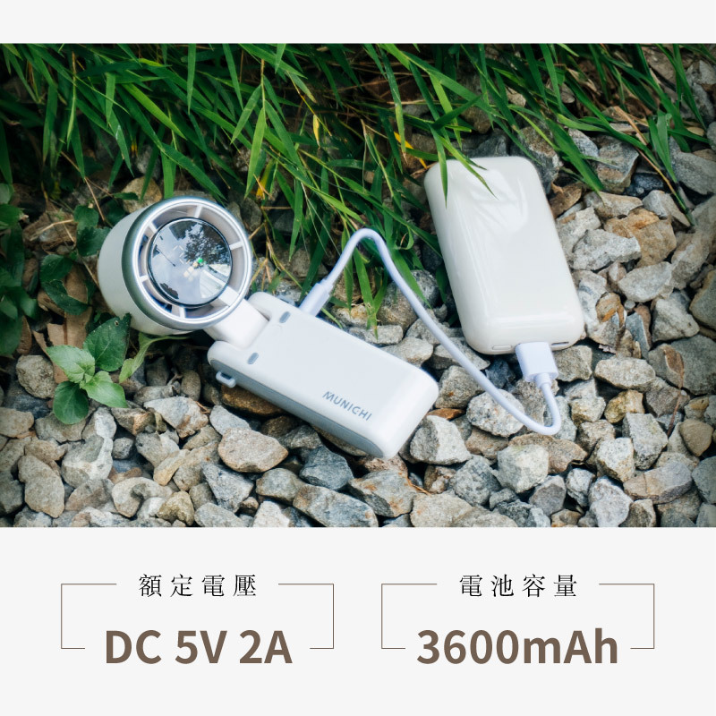 【MUNICHI】小旋風勁速摺疊渦輪(隨身小風扇)MR.BIGFAN-TYPE-C充電