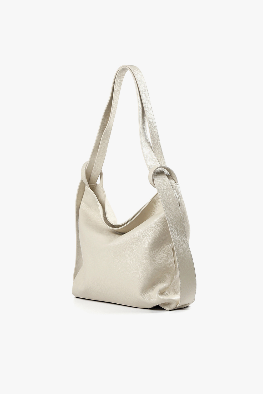 Doppia 極簡兩用中型方包 米白