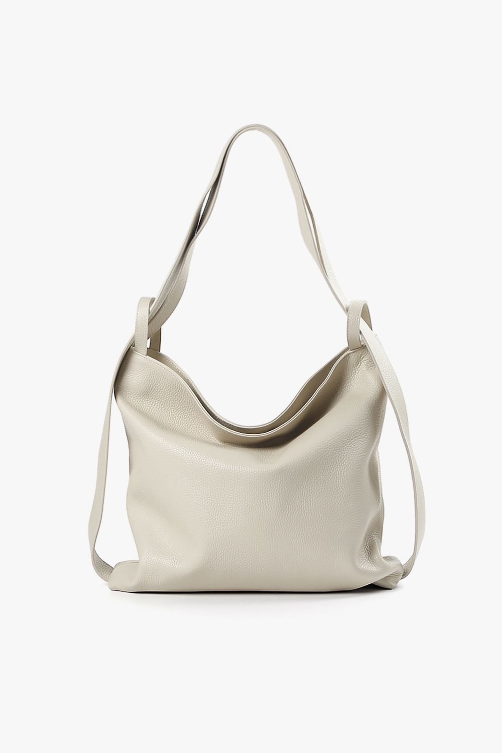 Doppia 極簡兩用中型方包 米白