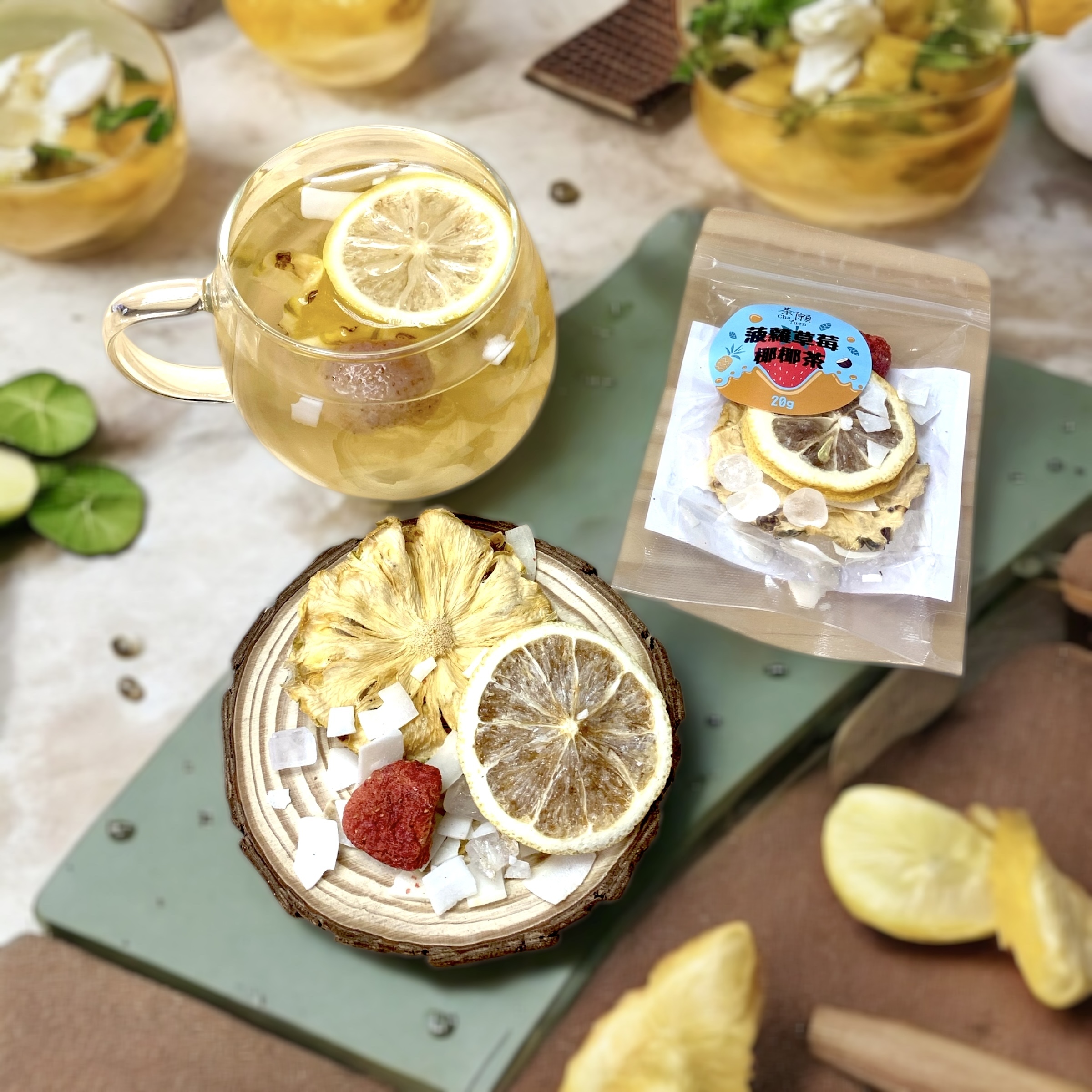 茶願 - 菠蘿草莓椰椰茶 20g