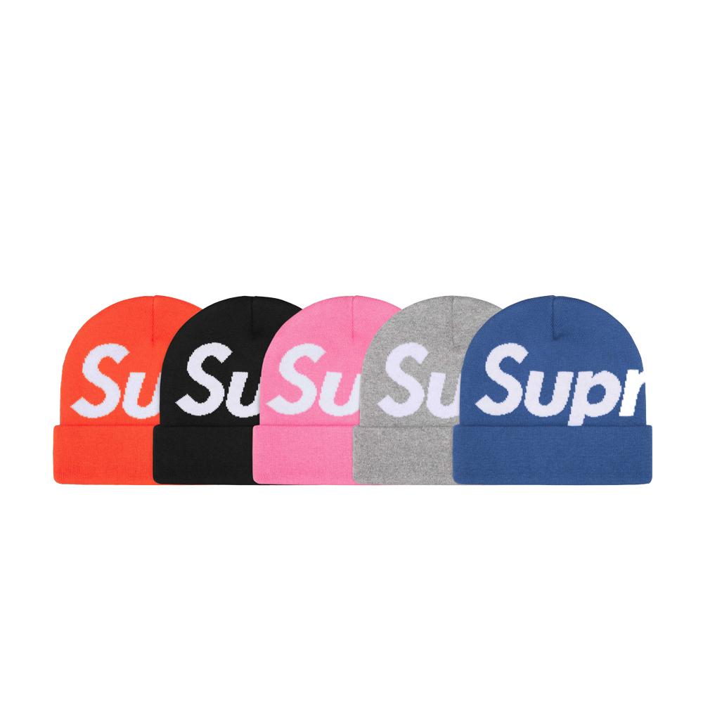 Supreme FW24 Big Logo Beanie 大logo 毛帽 5色 FW24BN21