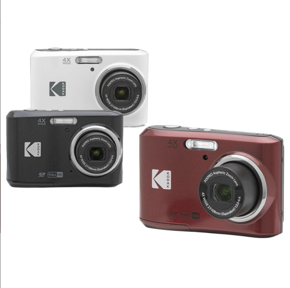 KODAK柯達PIXPRO FZ45 數位相機 4倍光學變焦 27mm廣角 原廠公司貨