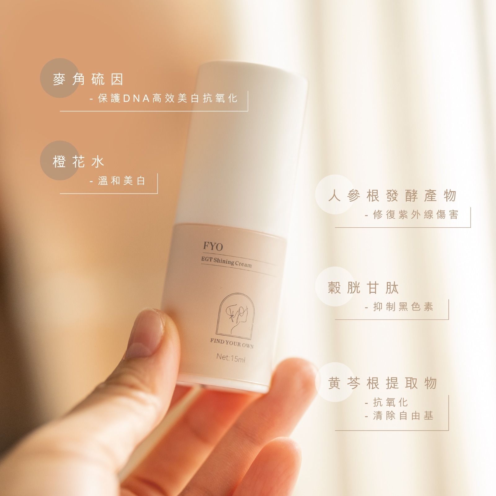 FYO 四季全能面霜組合 (1套4支15mL)