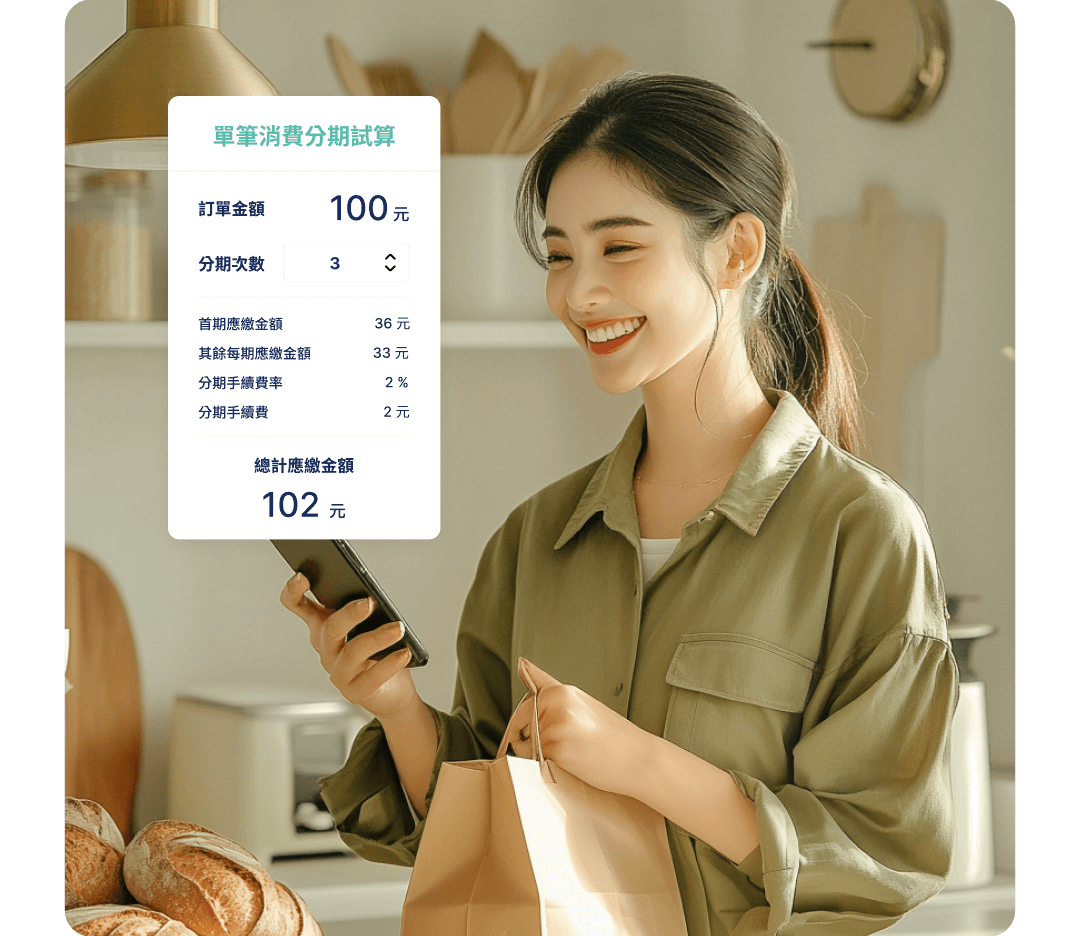 SHOPLINE Payments 供無卡分期支付