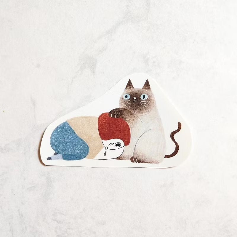 鳥控 bird cone｜單張貼紙｜忘記買罐罐的人類