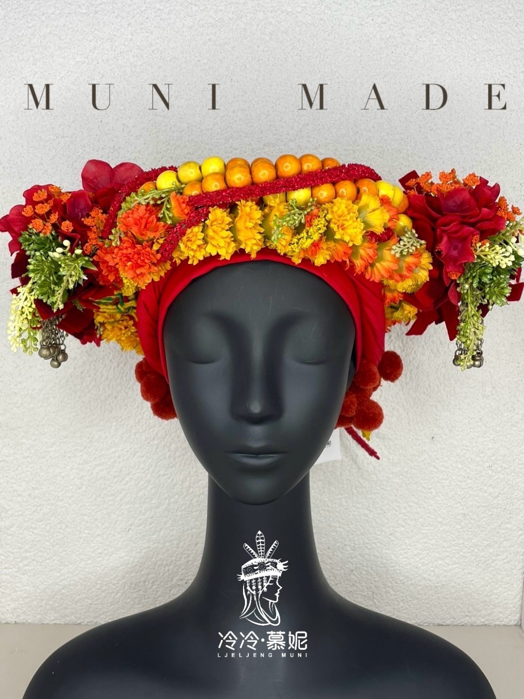 Muni-No.7 木珠花環 57cm