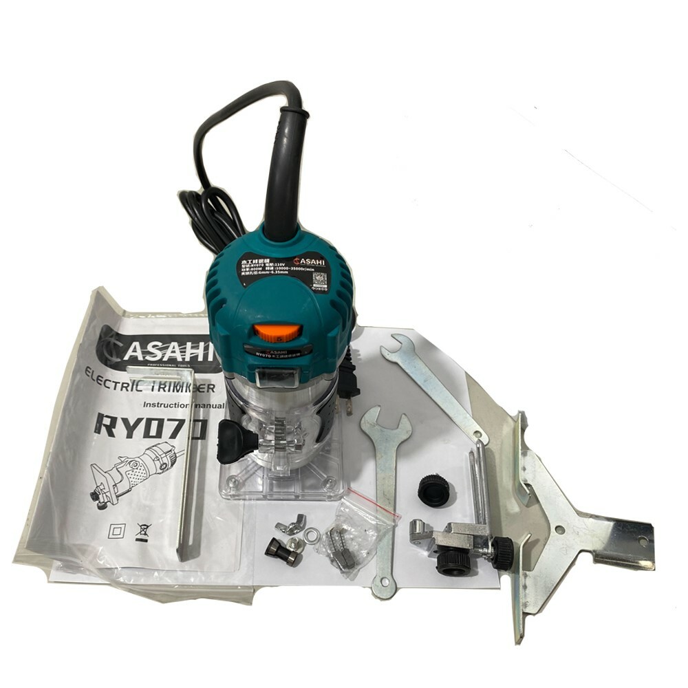 附發票｜RY070+基座 木工修邊/雕刻機｜可調速大馬力非牧田RT0700C AS修邊刀缺貨升級RY071