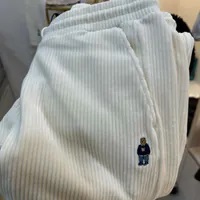 [S] WHO.A.U STEVE CORDUROY WIDE PANTS,CREAM, WHTME4T21F-CREAM (SWAU418)