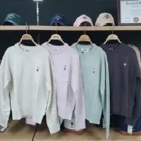 [S] WHO.A.U STEVE BOKASI PULLOVER,OATMEAL MELANGE, WHKAE4T01F-33-OATMEAL MELANGE (SWAU423)