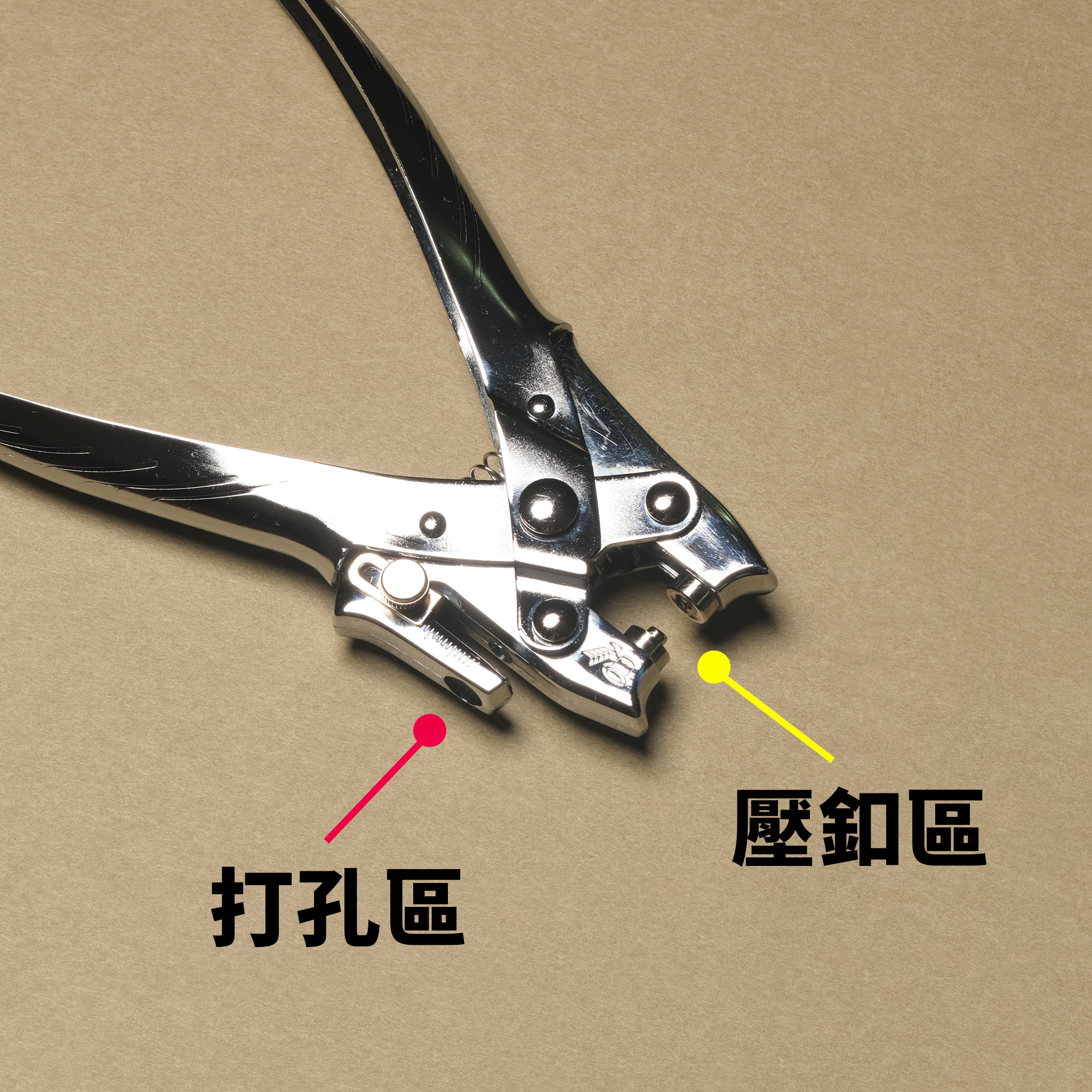 省力型雞眼扣打孔機 /KW-trio/TAIWAN