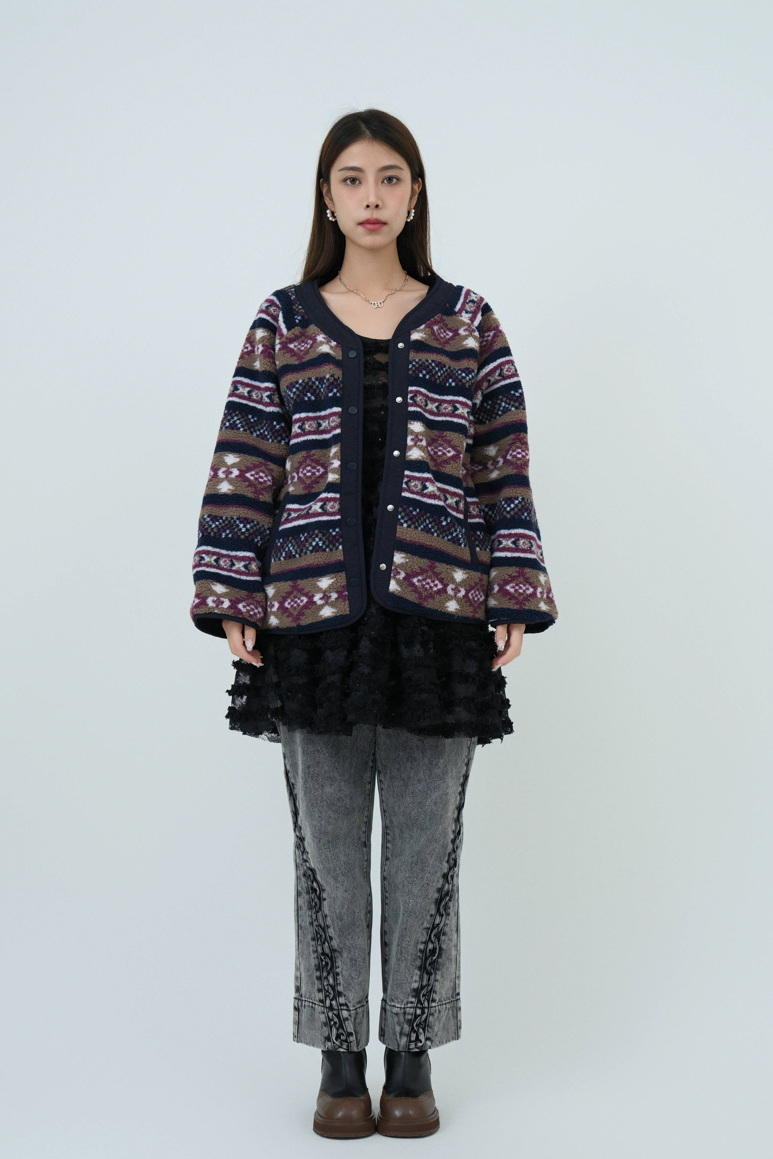 FW24_0277（外套＋上衣+牛仔褲）