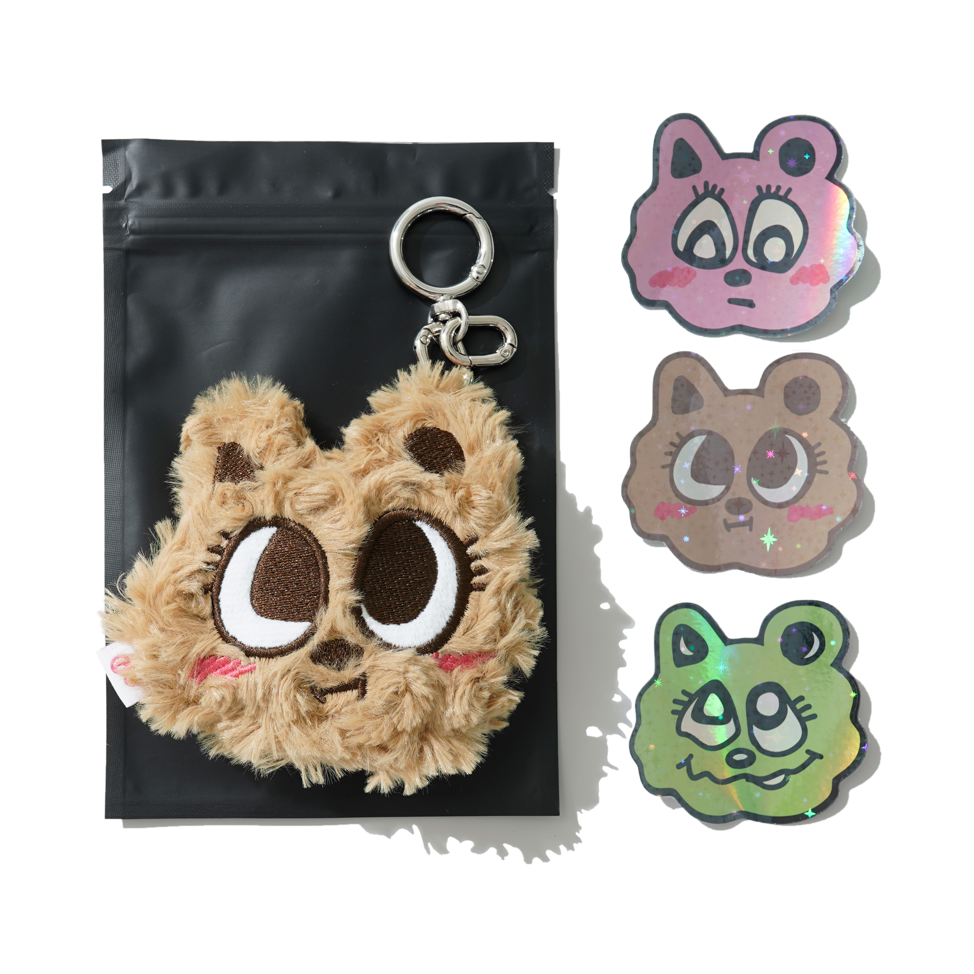 AOI 熊寶鑰匙圈零錢包