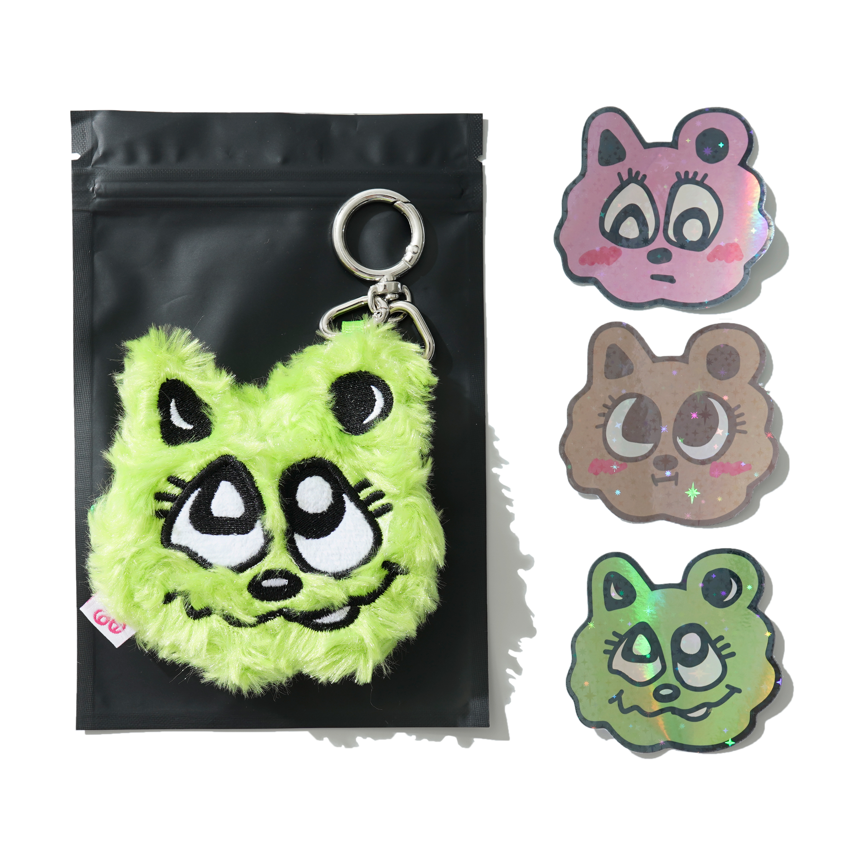 AOI 熊寶鑰匙圈零錢包